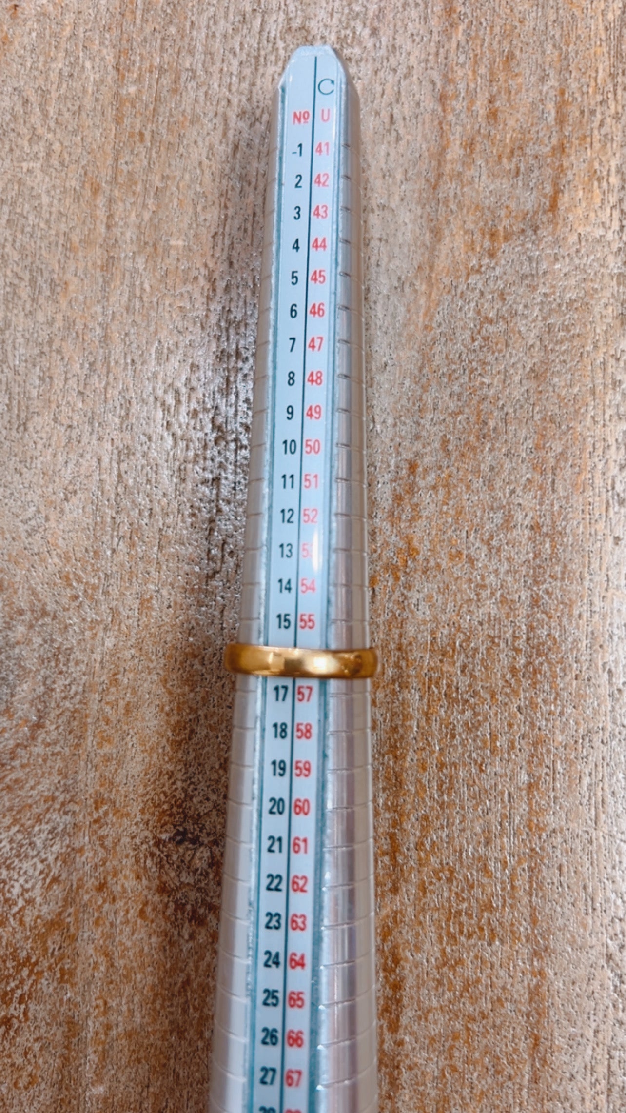 Stone Brass Ring #7.5