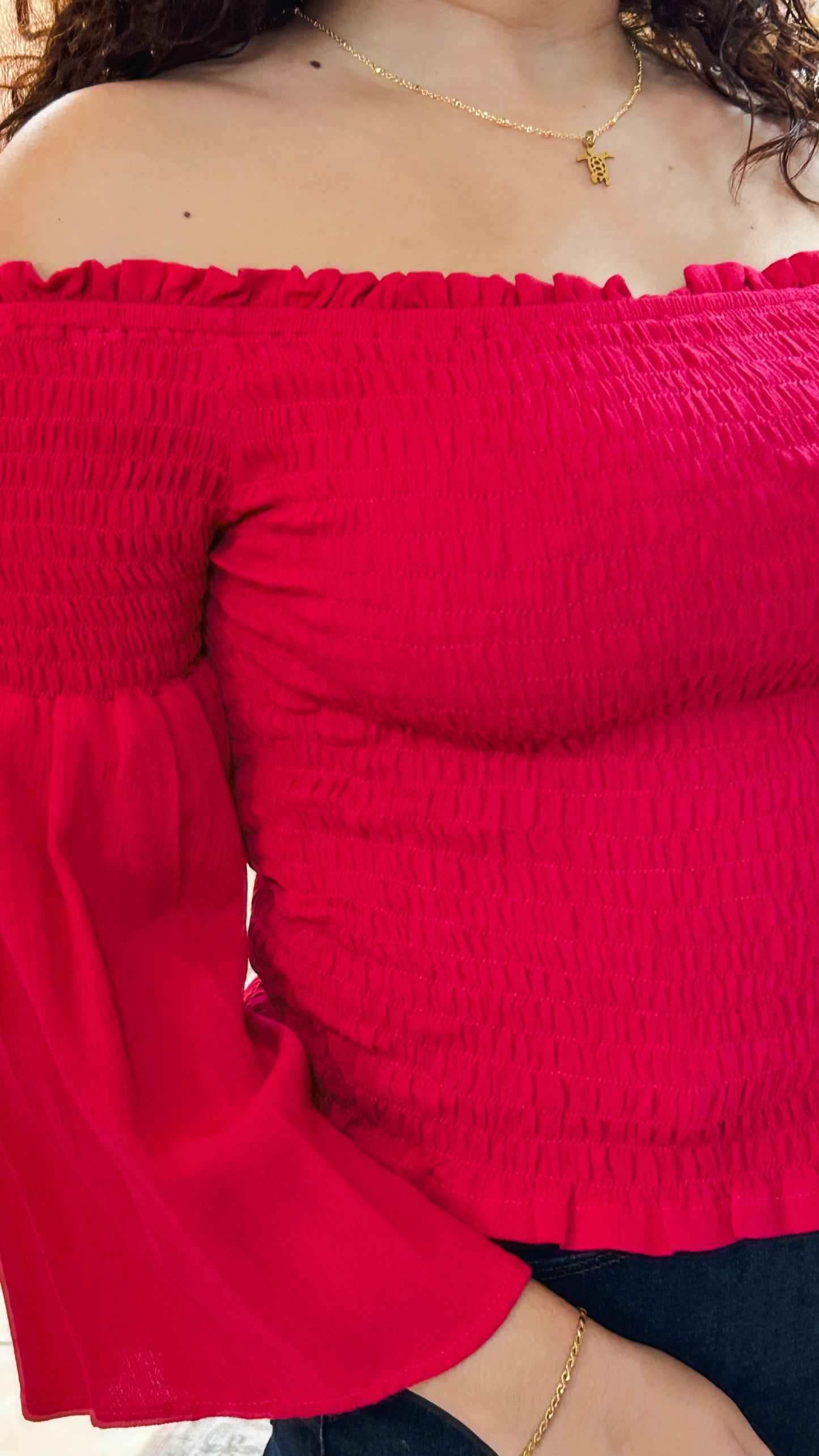 Damage Lesedi Top-Fucsia