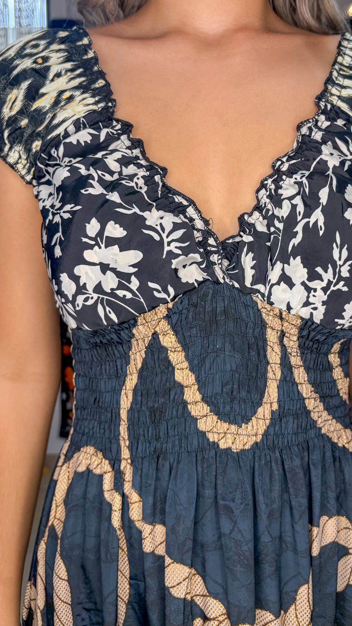 Peasant Patchwork Dress