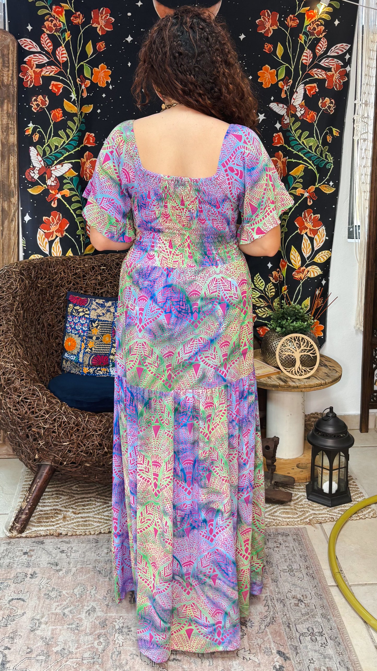 Bohemo Dress-Violet