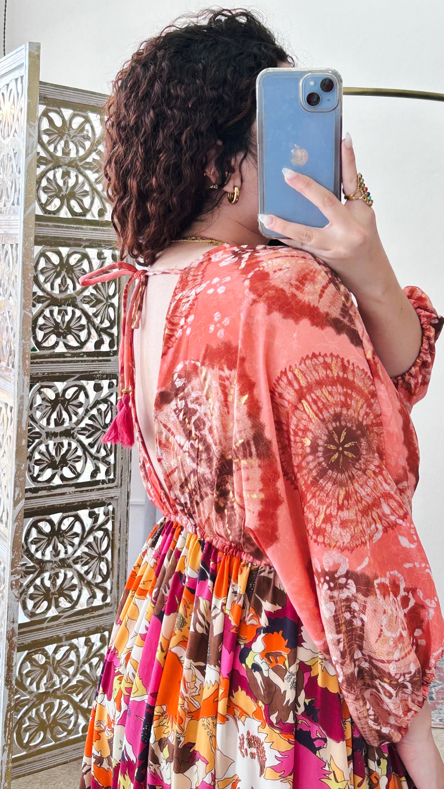 Nelly Patchwork Maxi Dress