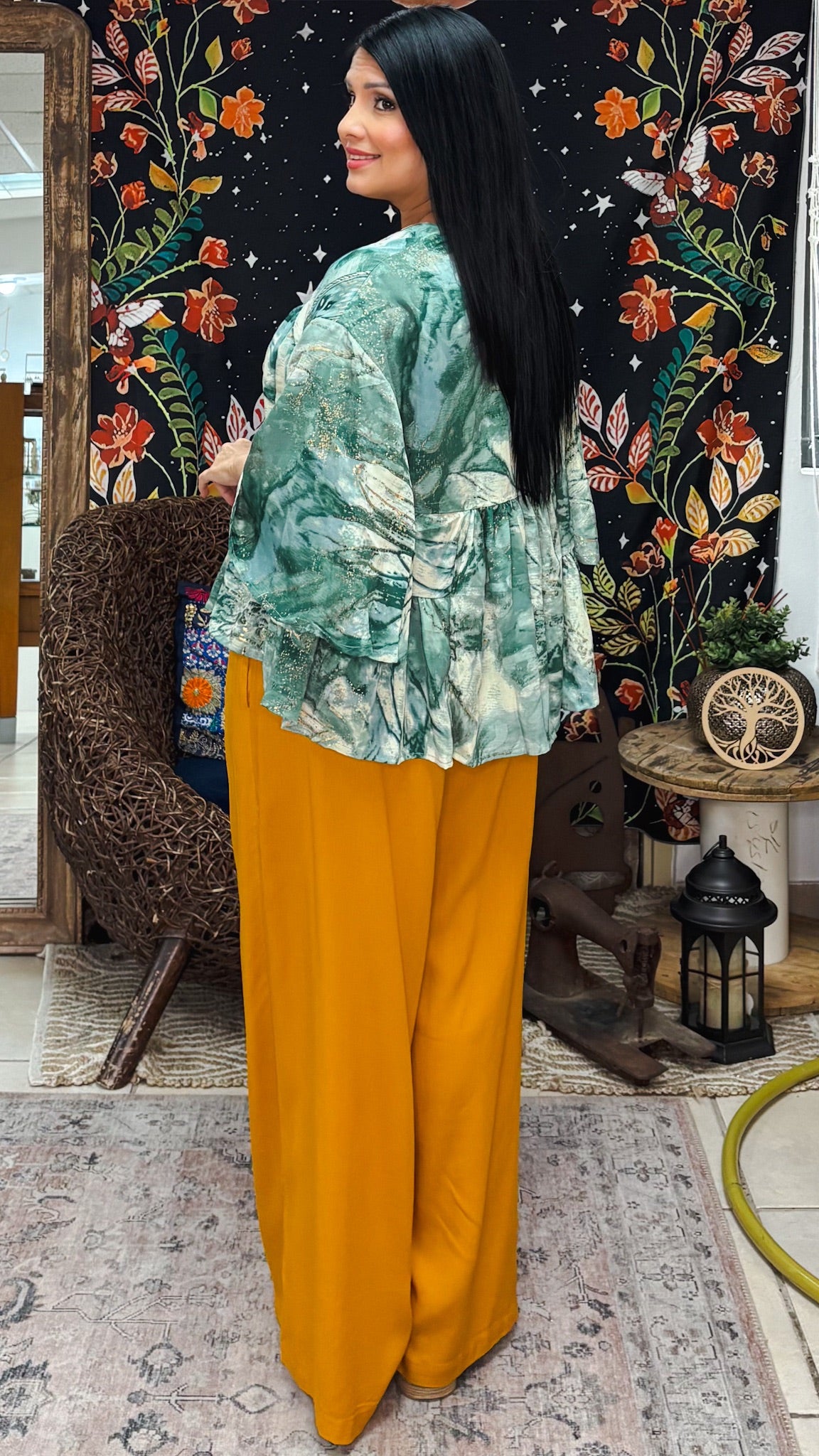 Vintage Top-Green