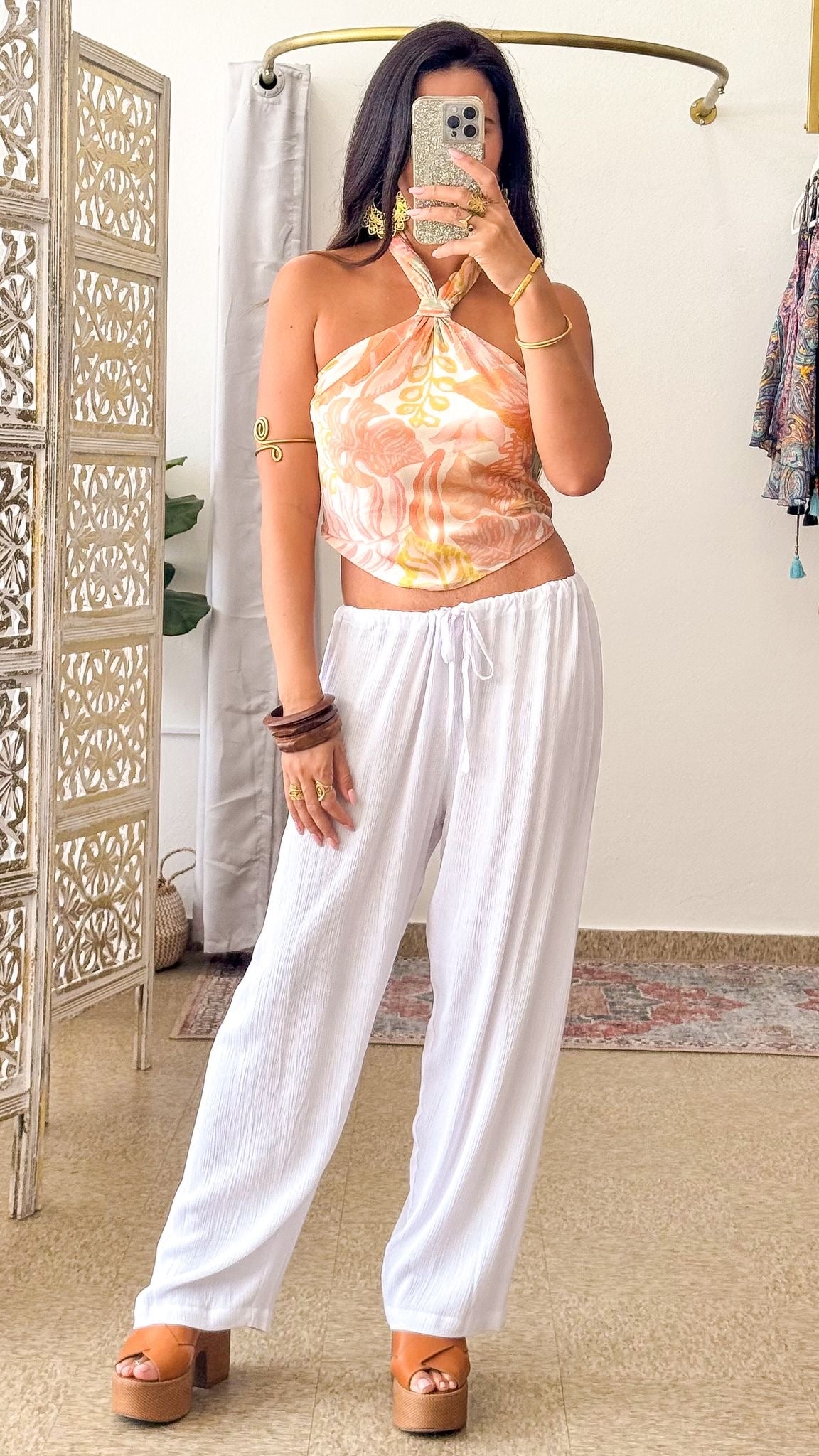 Mora Pant-White