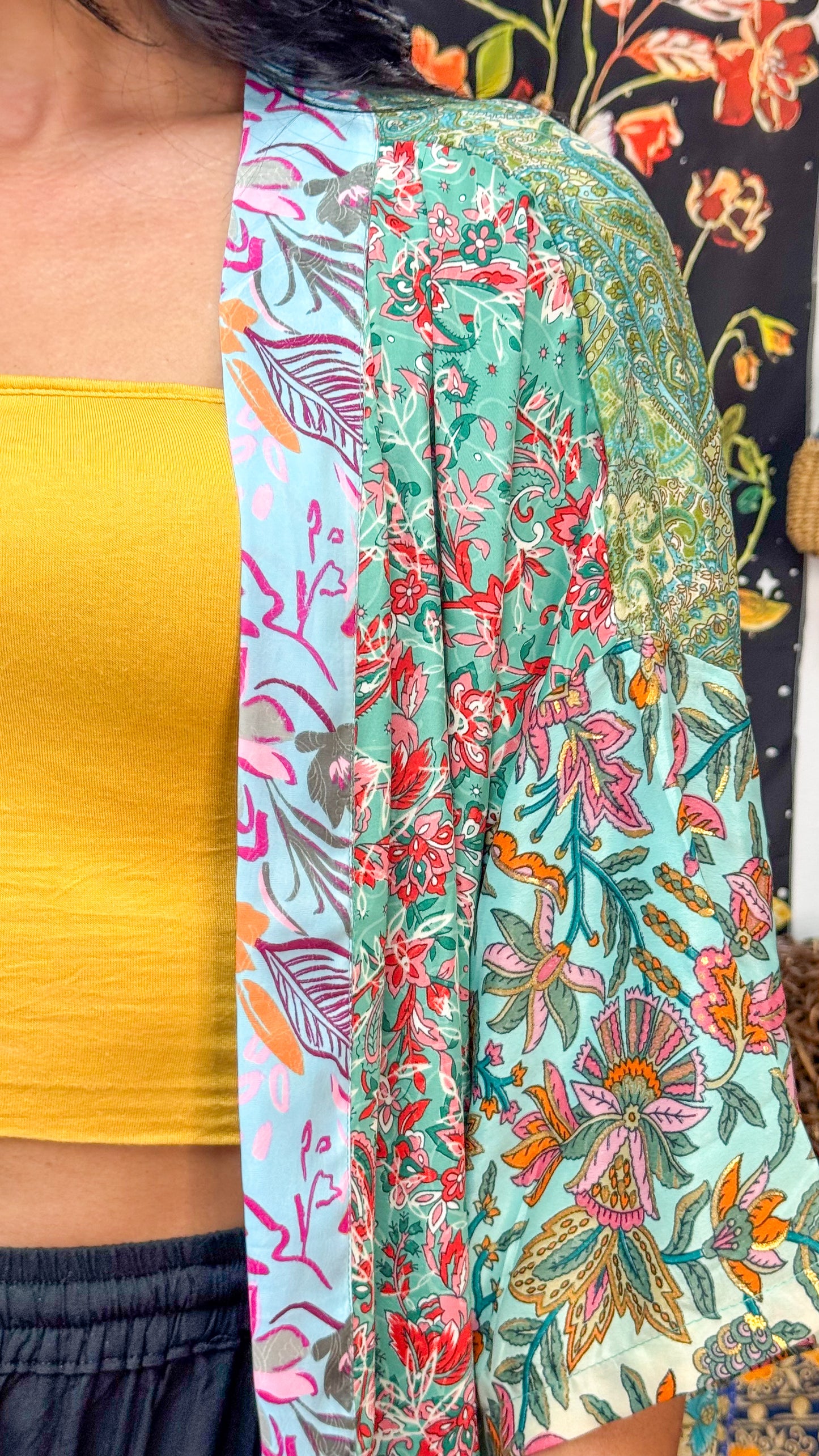Boho Short Kimono