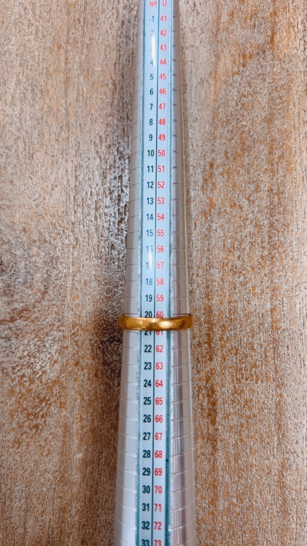 Stone Brass Ring #9.5