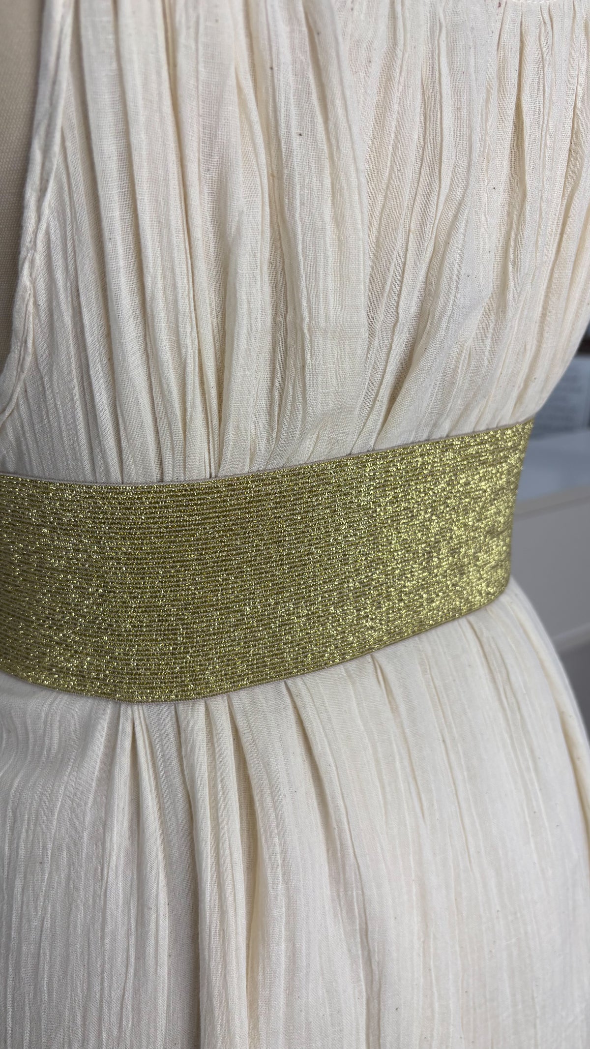 Greece Metallic Elastic Belt