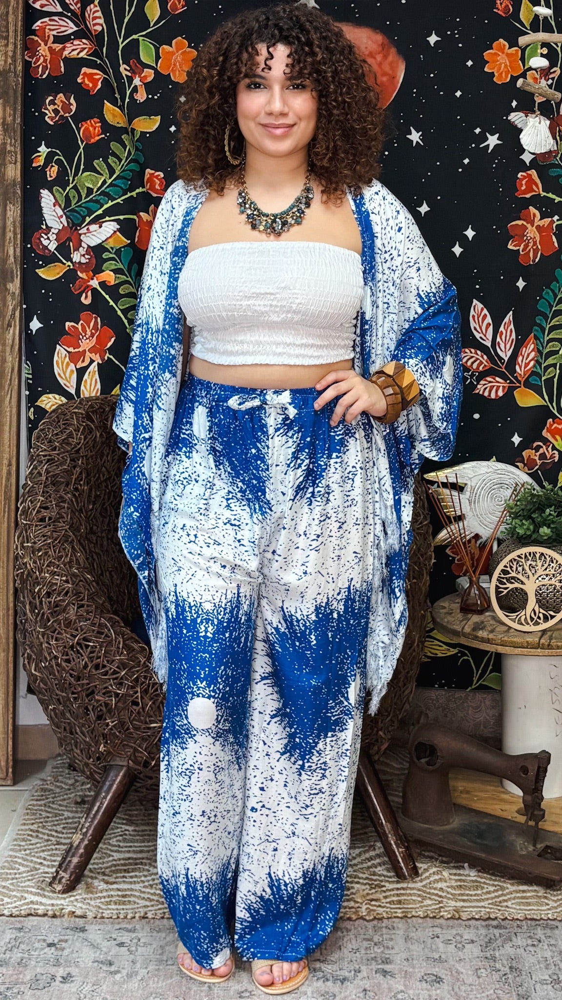 Coastal Pant-Blue
