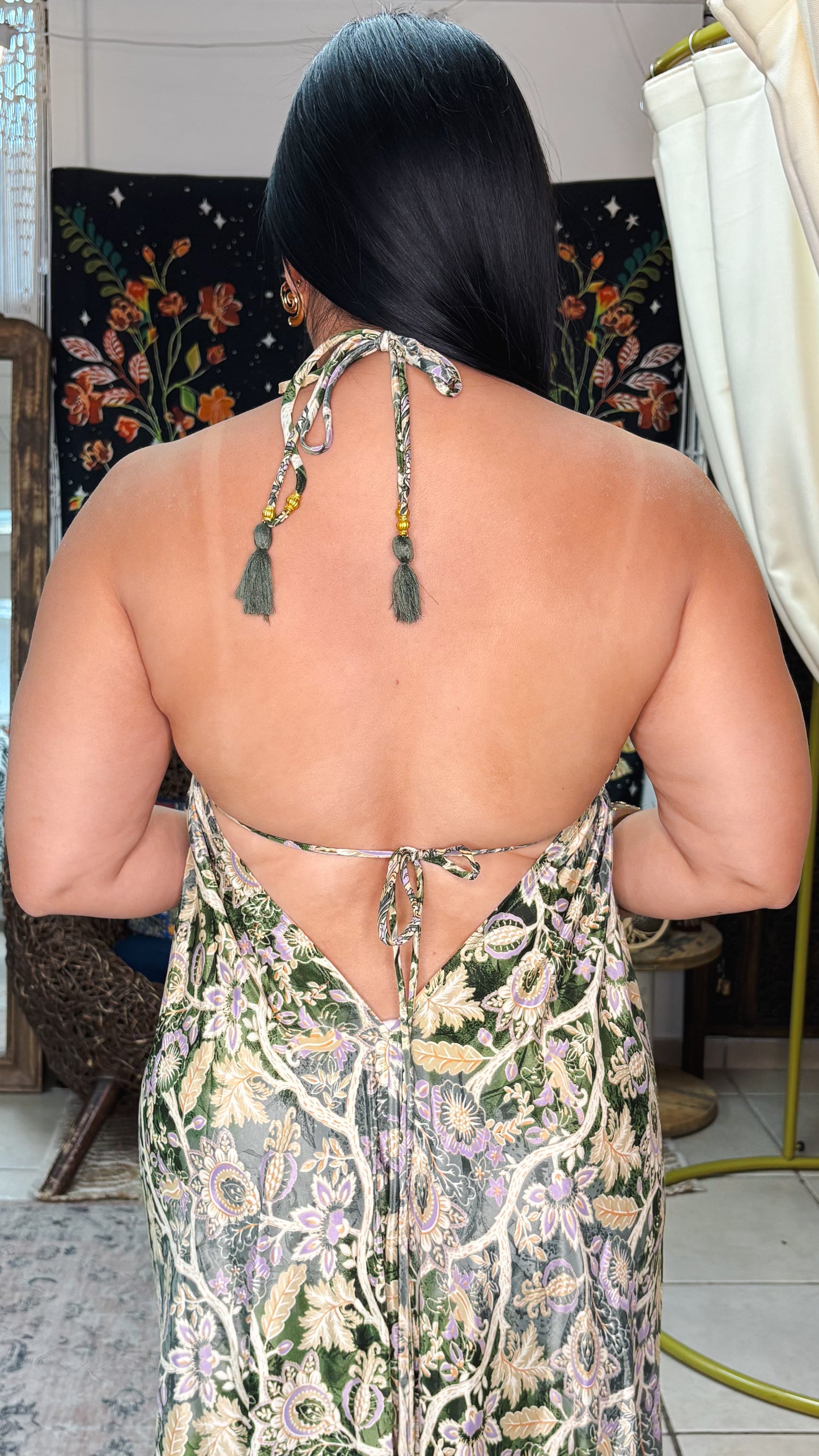 Boheme Whisper Jumpsuit-Green