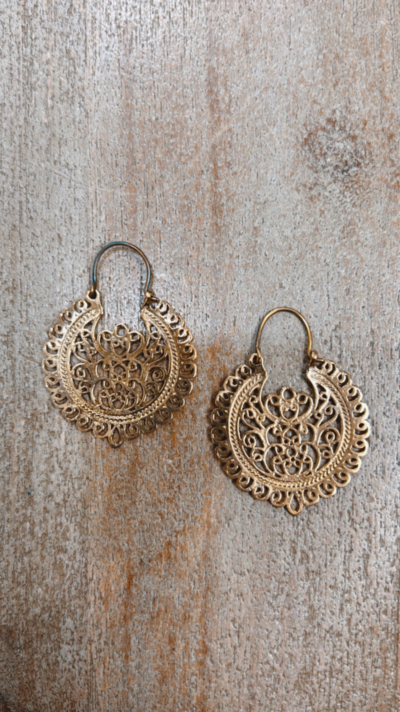 Brass Earrings