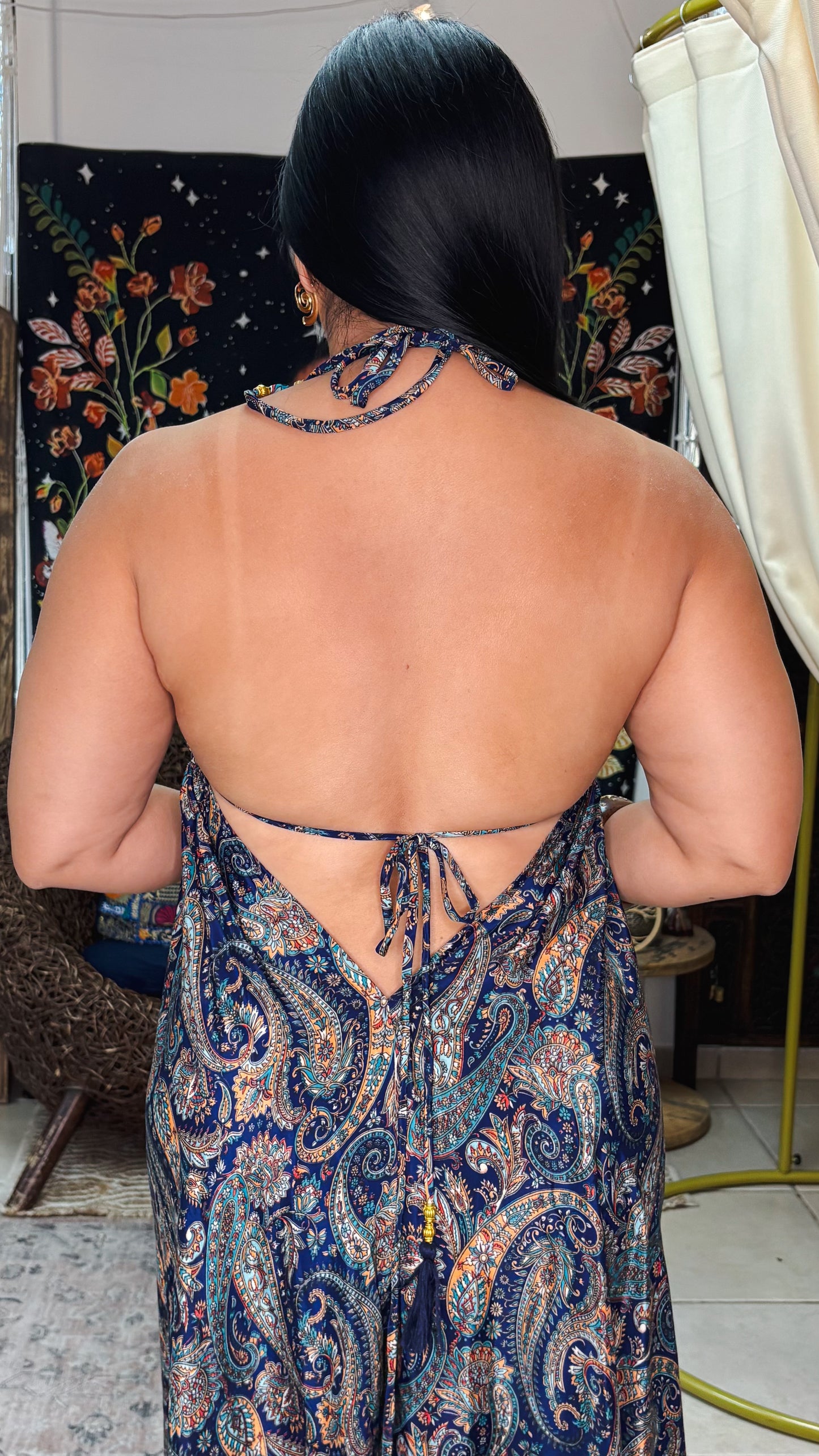 Boheme Whisper Jumpsuit-Navy