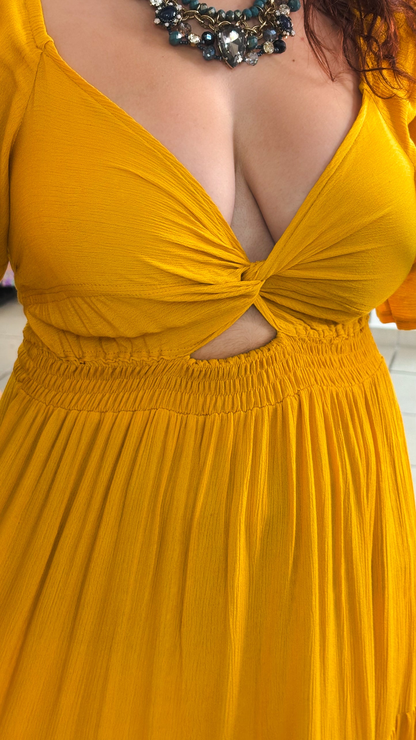 Bohemo Dress-Yellow