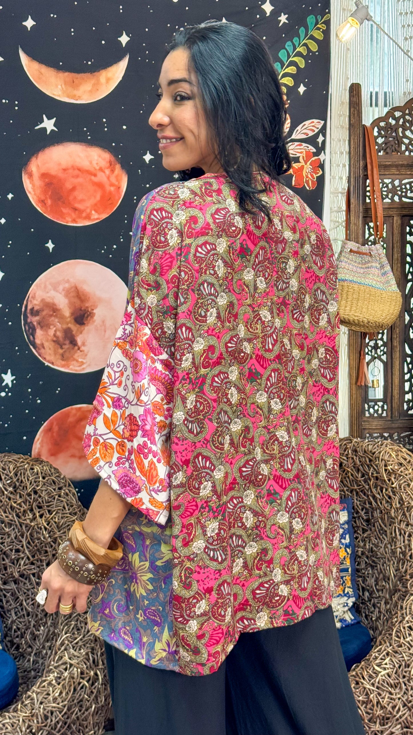 Boho Short Kimono