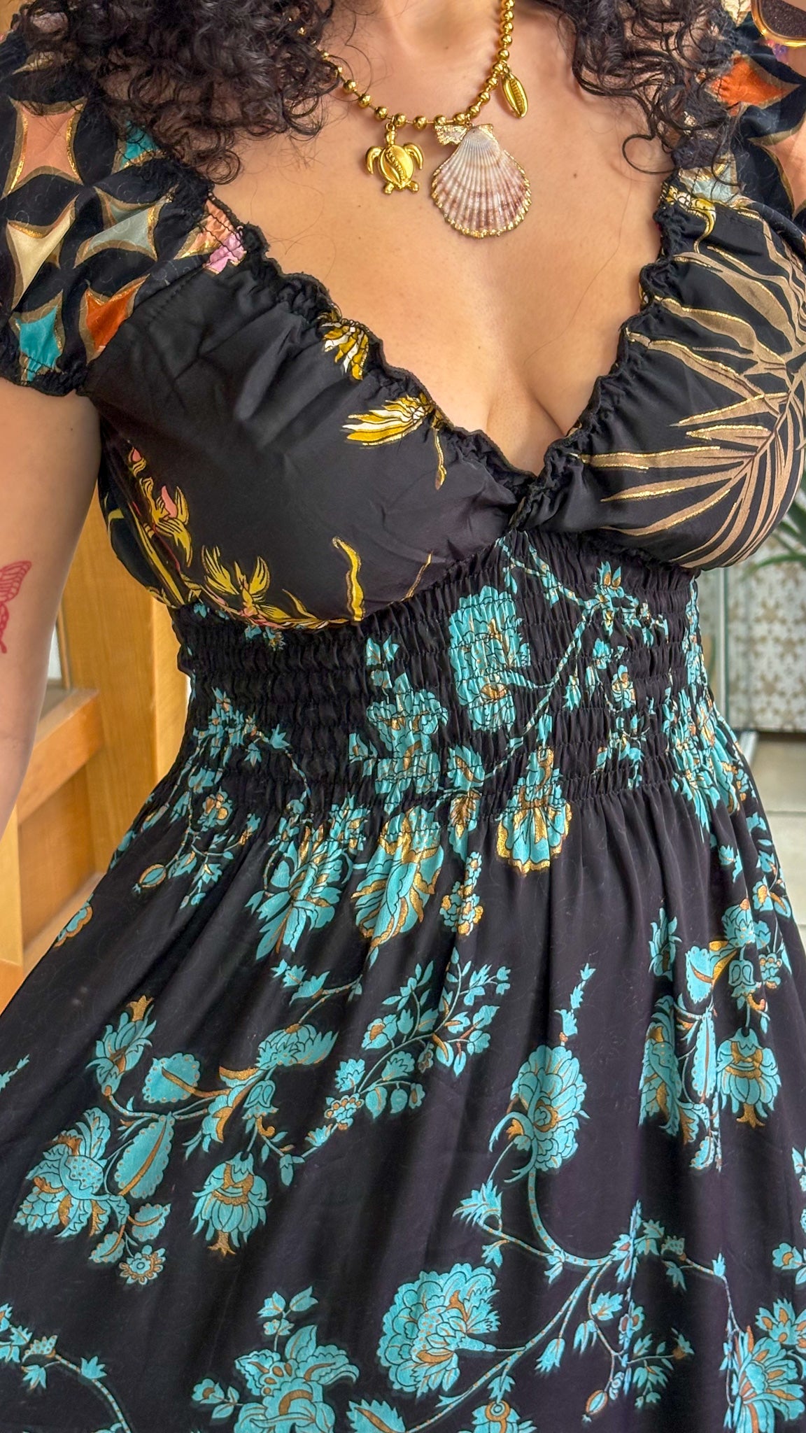 Peasant Patchwork Dress