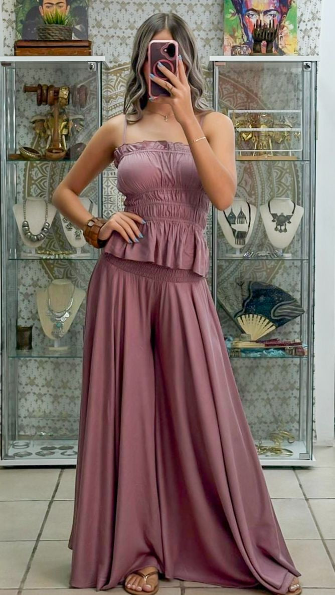 Tamaya Pant-Vintage Rose