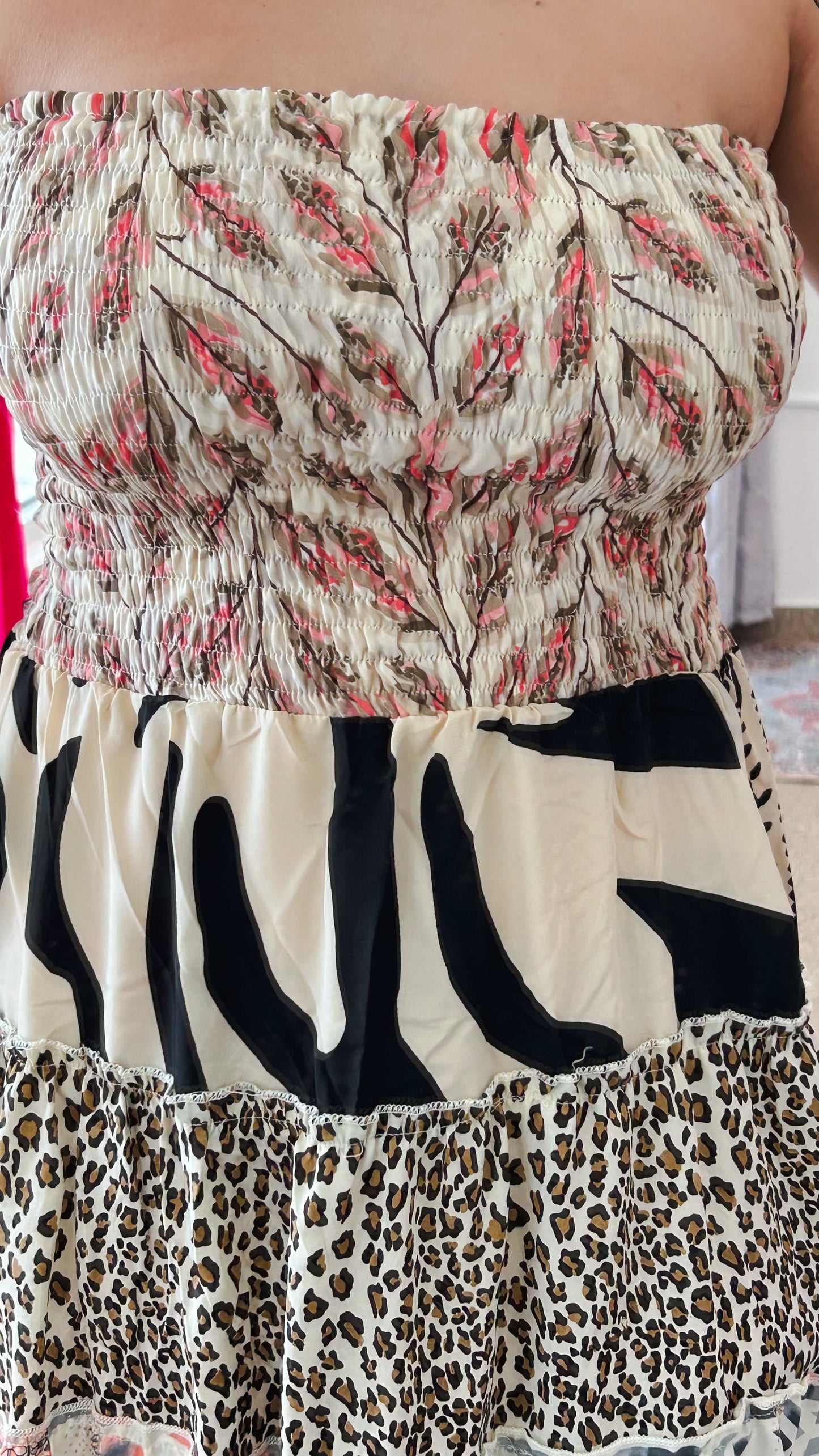 Akila Patchwork Dress