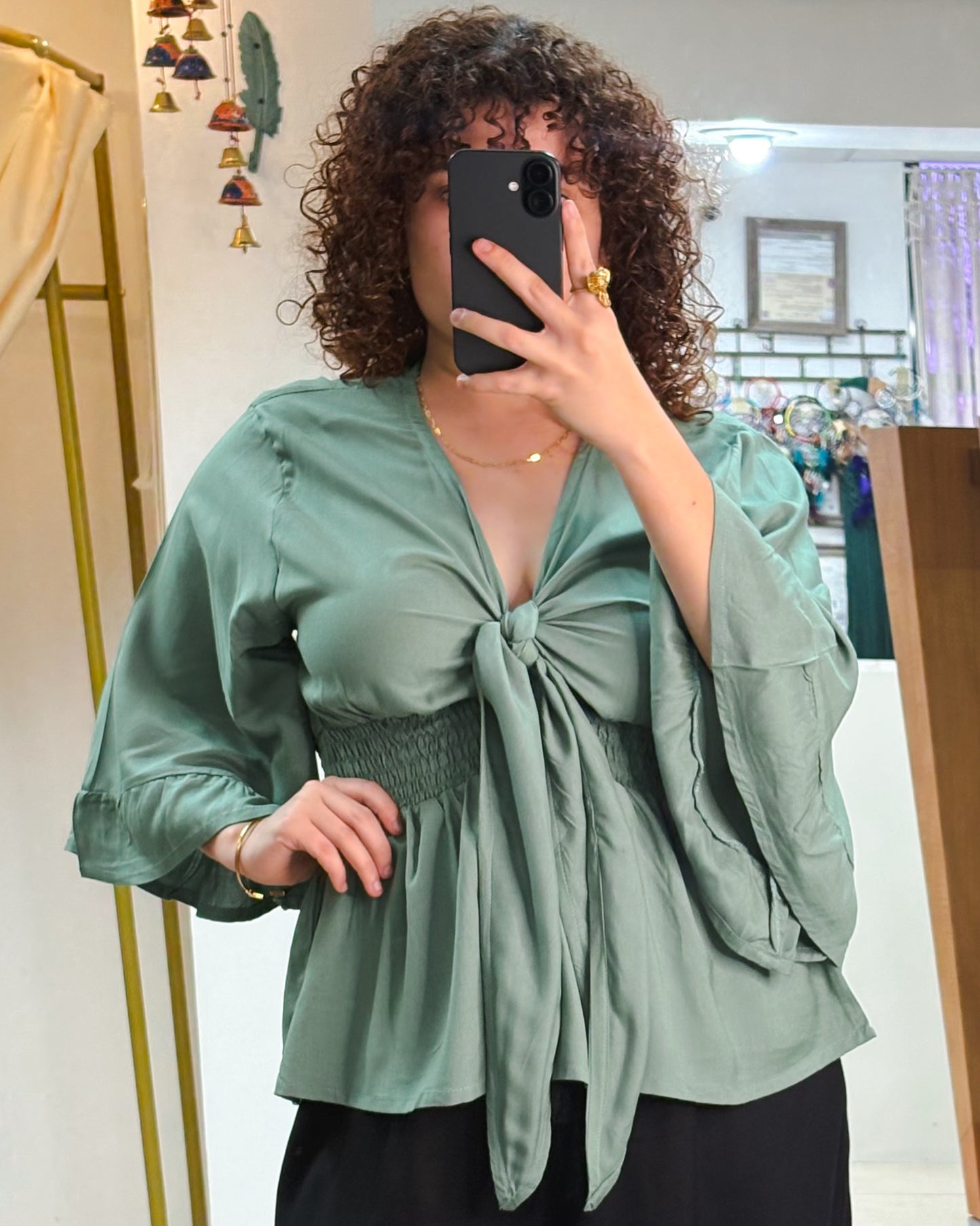 Nomad Top-Sage Green