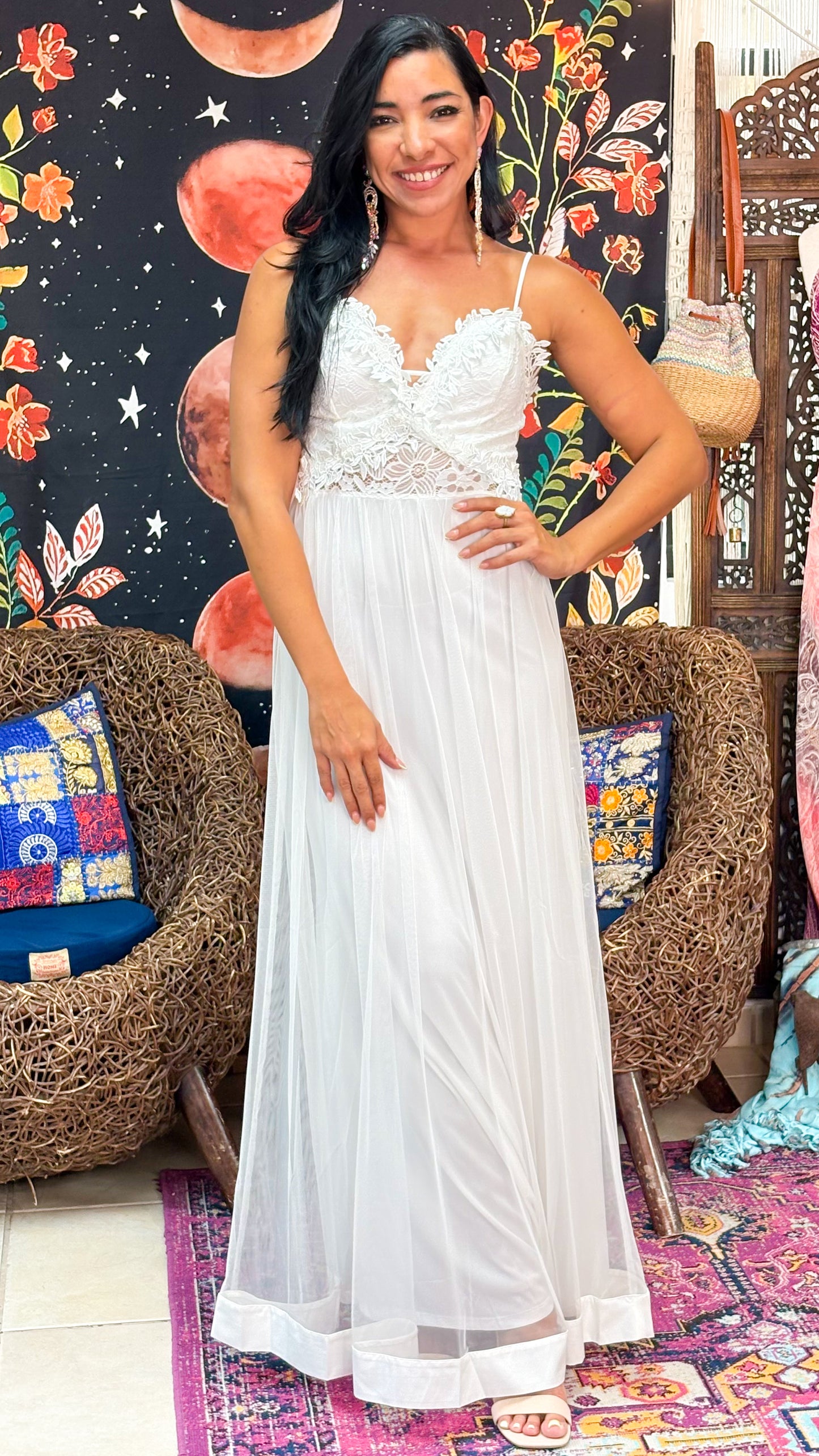 Felissa Maxi Dress- White