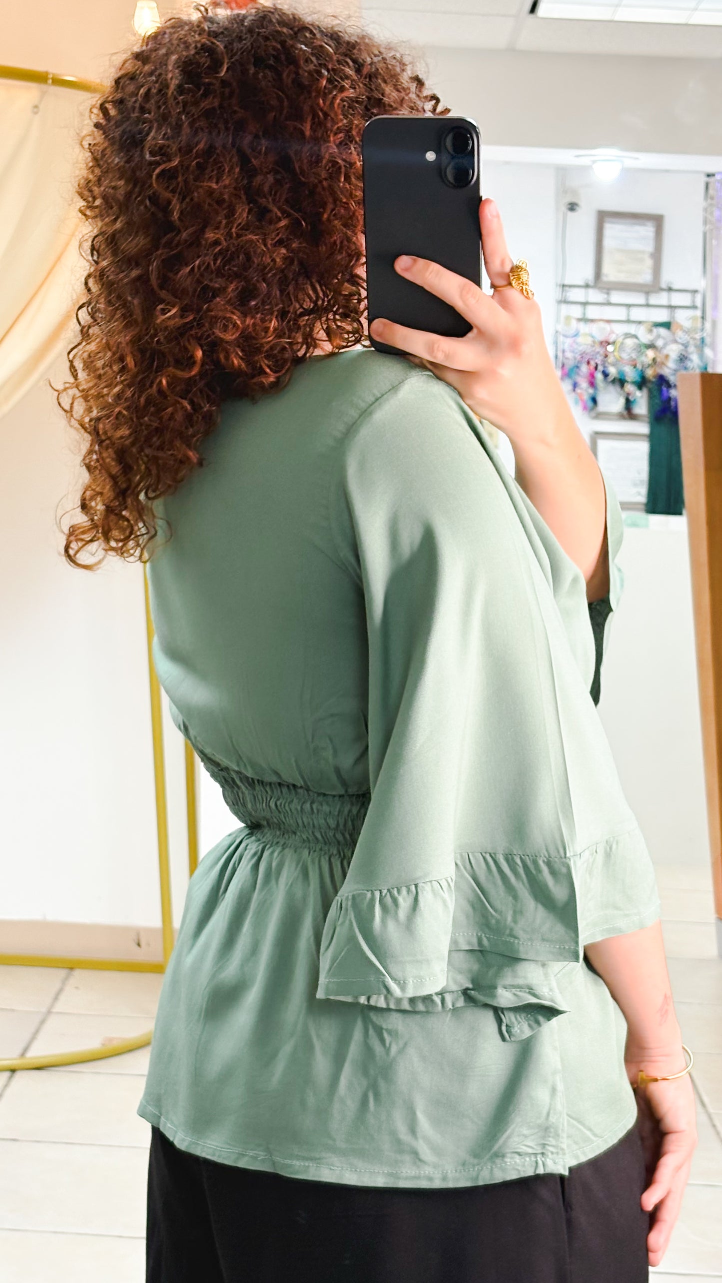 Nomad Top-Sage Green