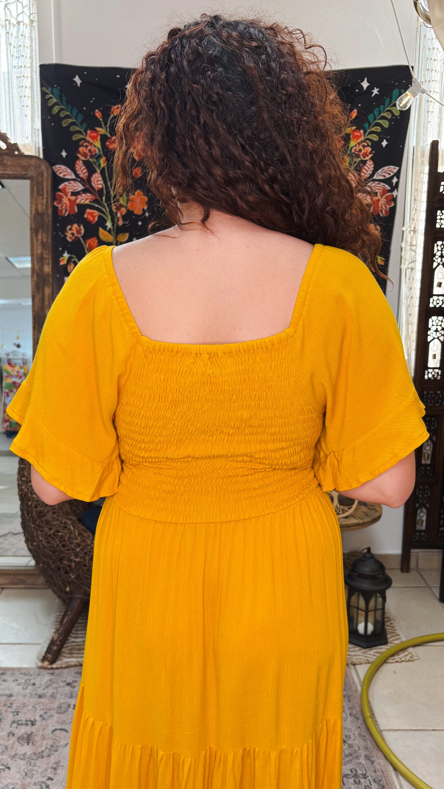 Bohemo Dress-Yellow
