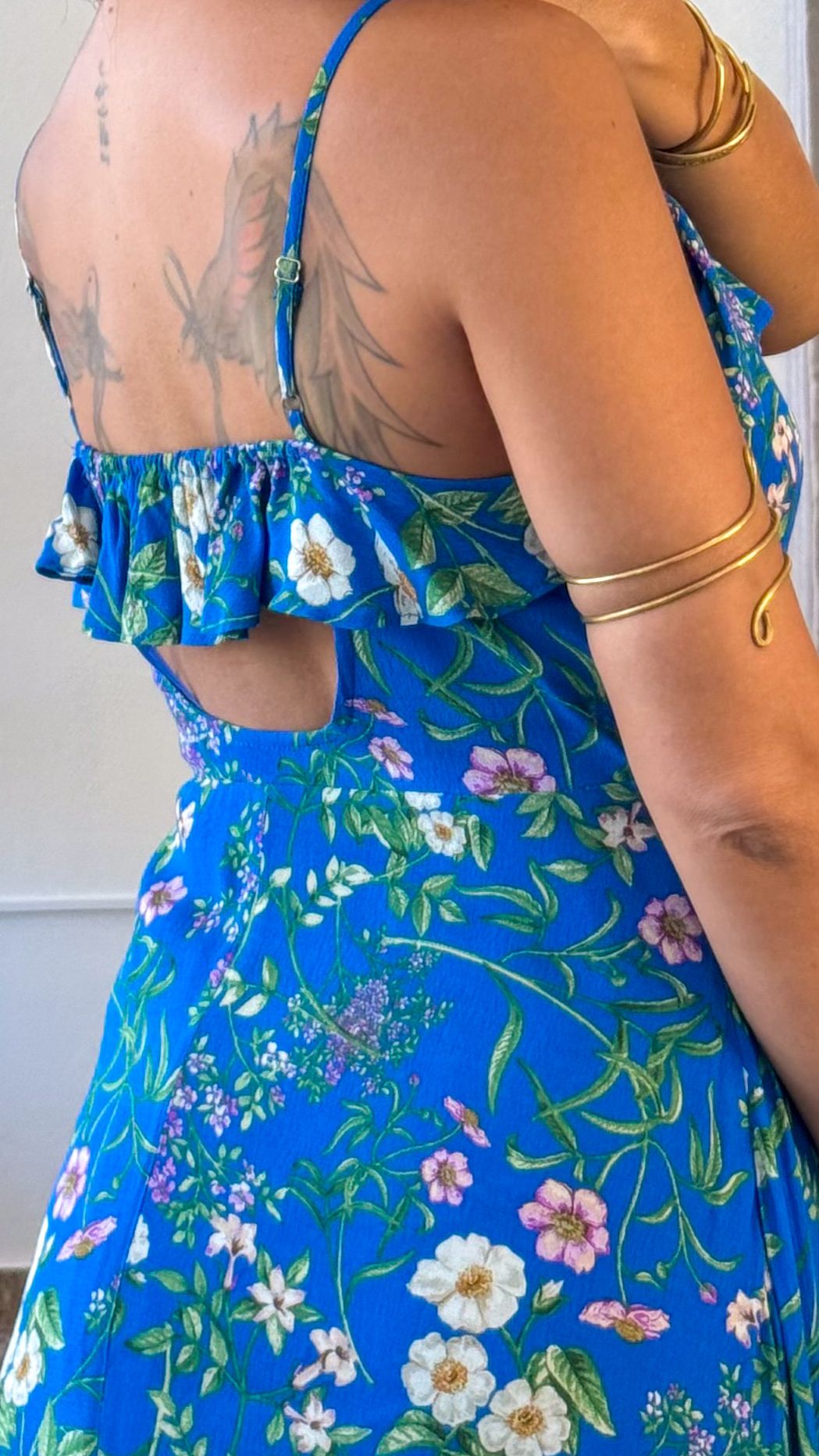 Muscari Maxi Dress-Blue