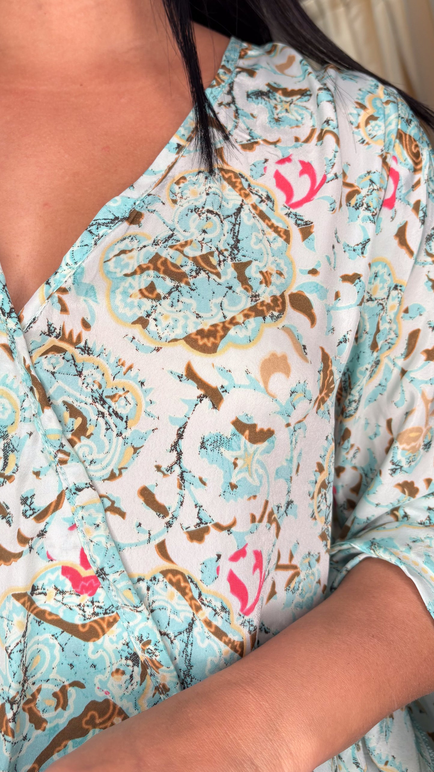 Nalani Romper-Turquesa