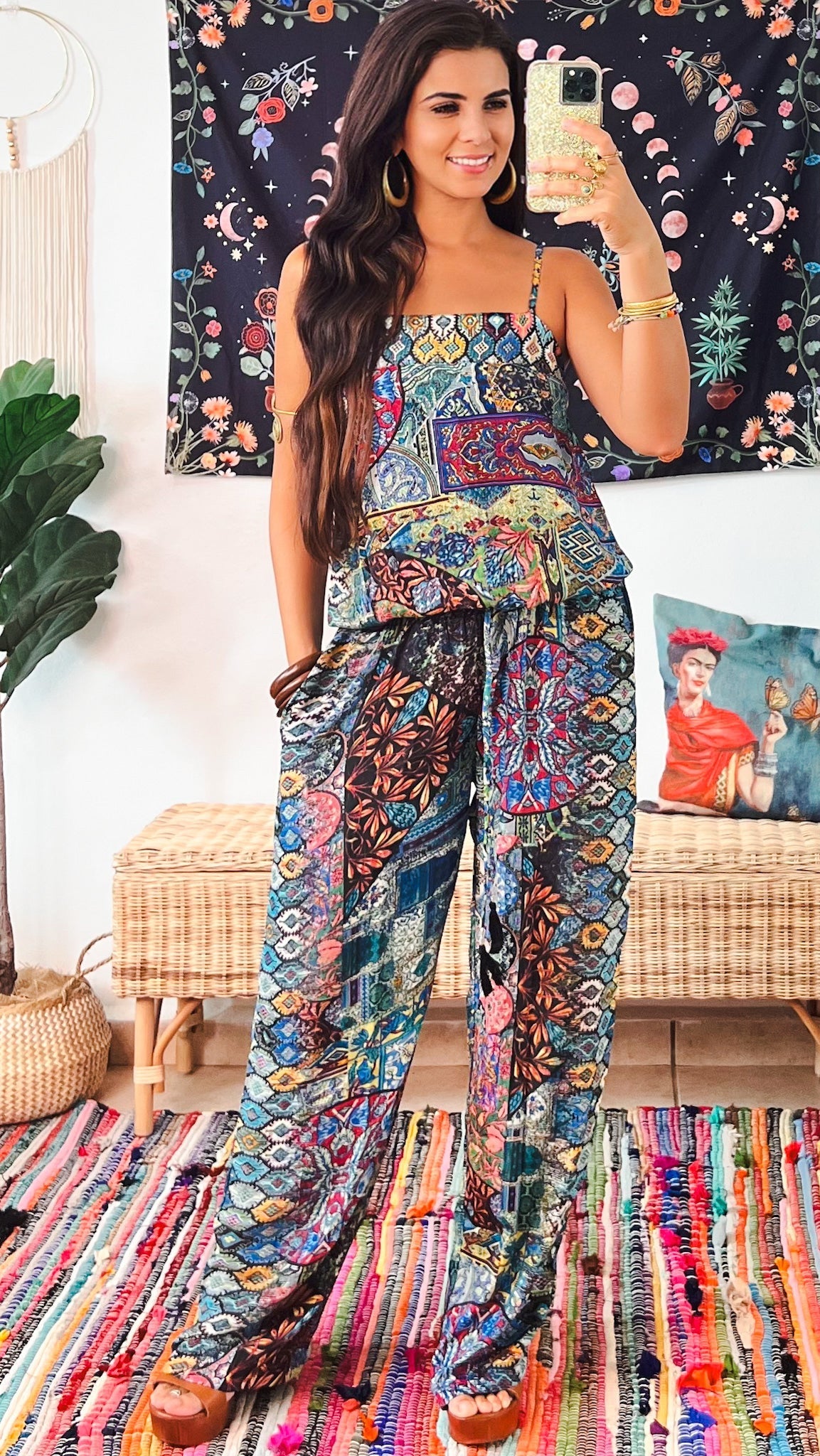 Hobo Jumpsuit Blue Aire Gypsy