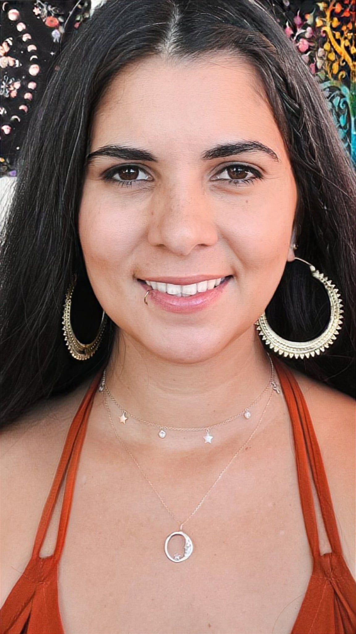 Hoops Brass Earrings