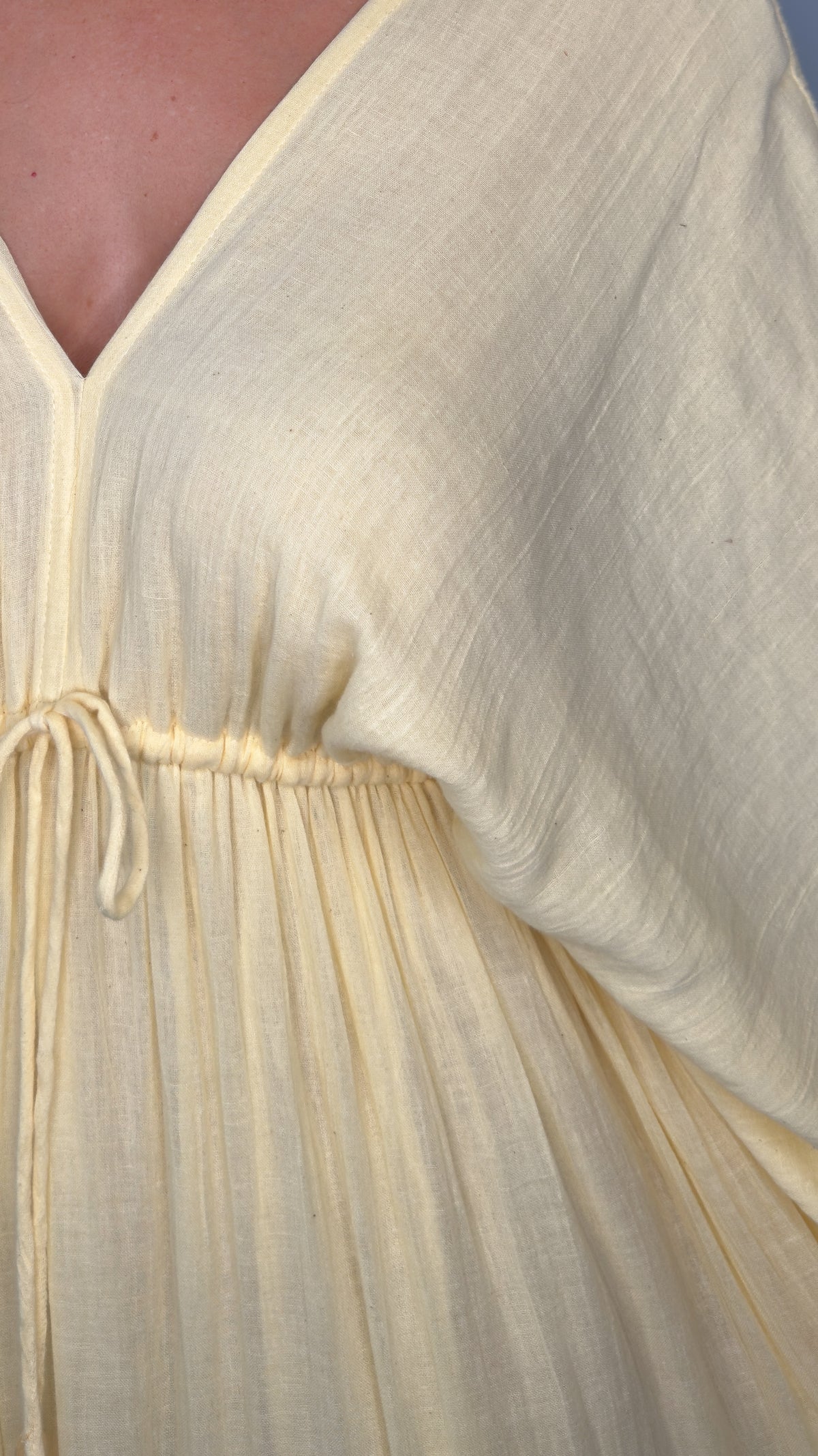Nelly Cotton Dress- Yellow