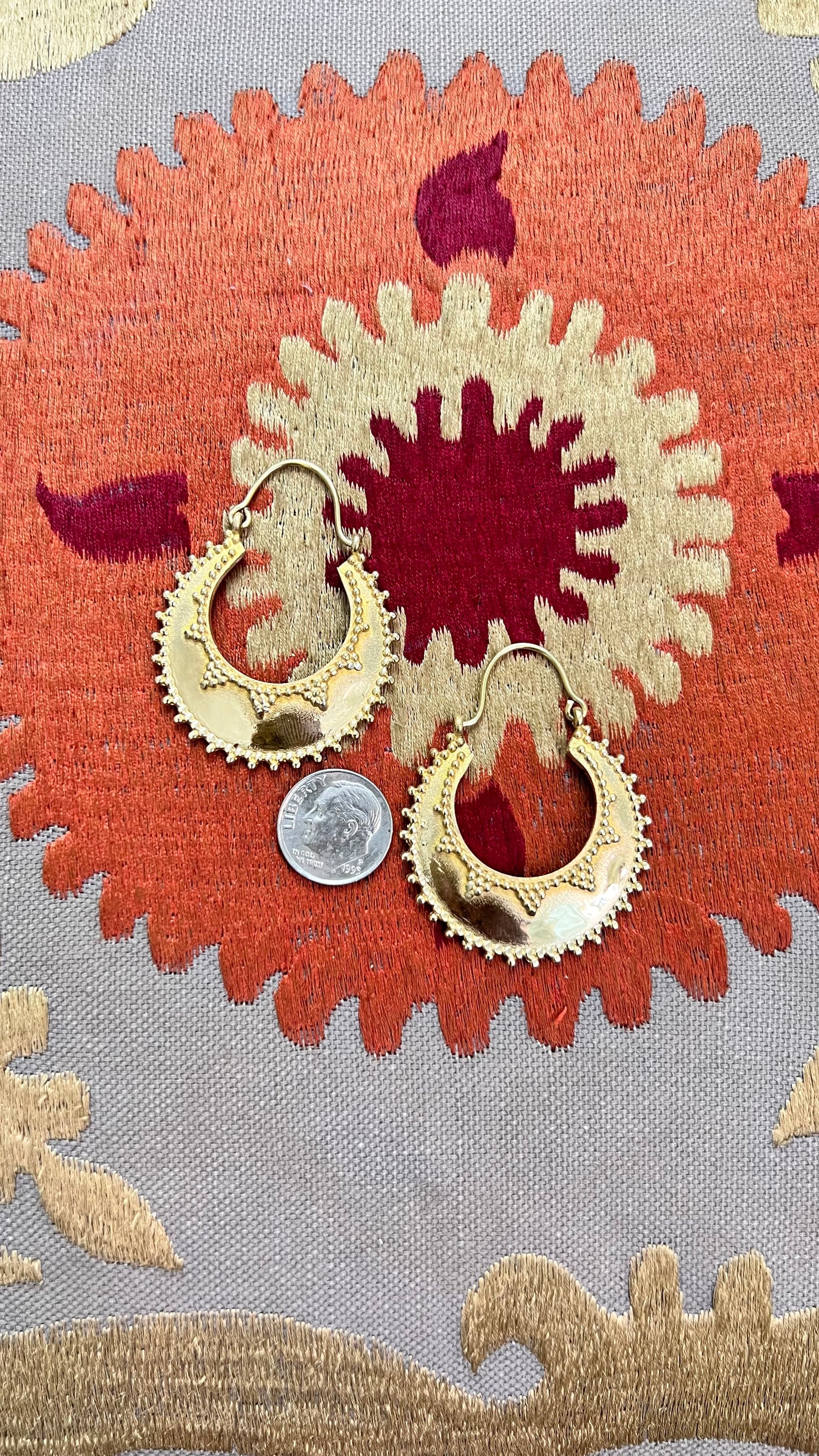 Vibe Brass Earrings