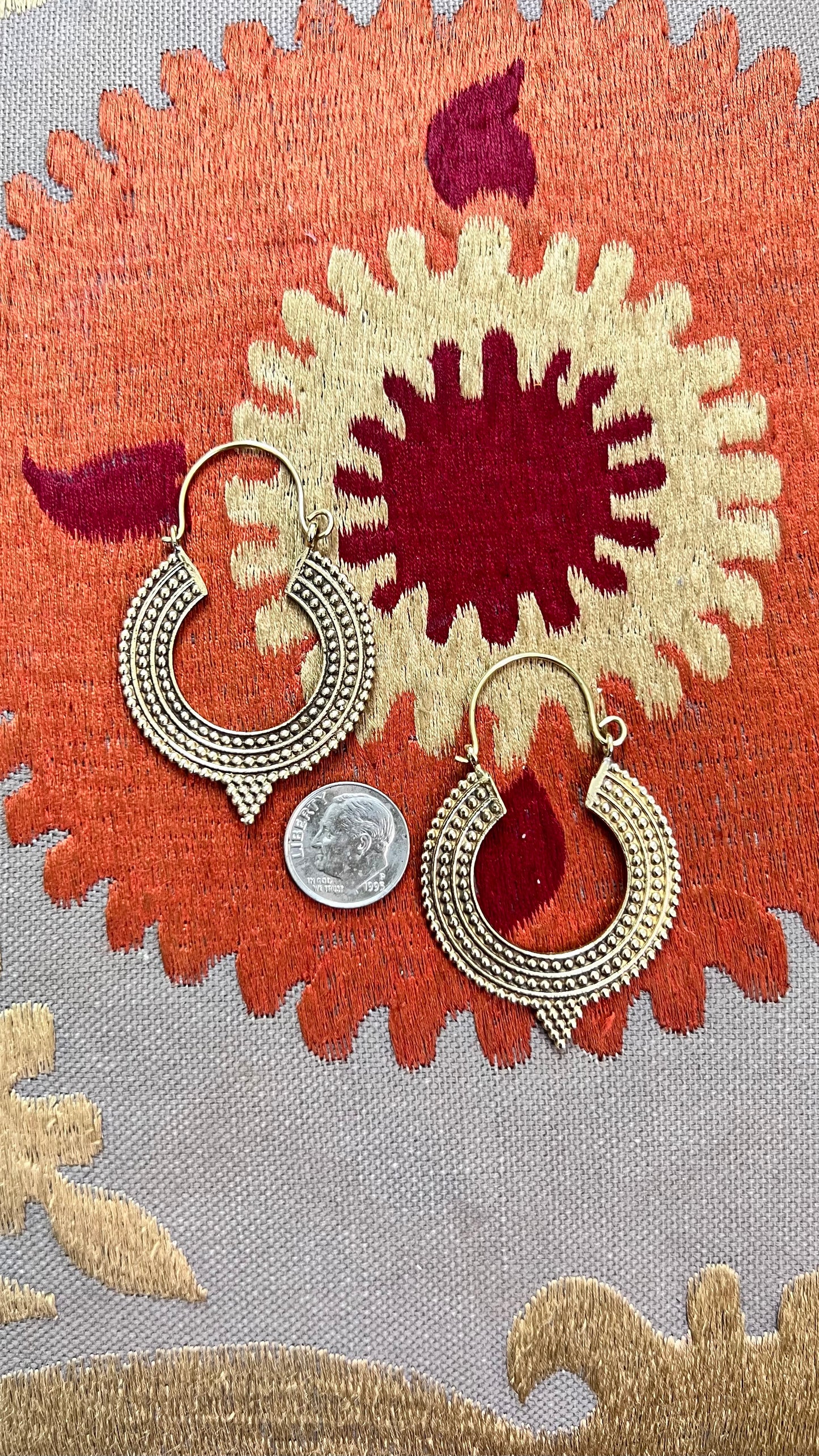 Indie Brass Earrings