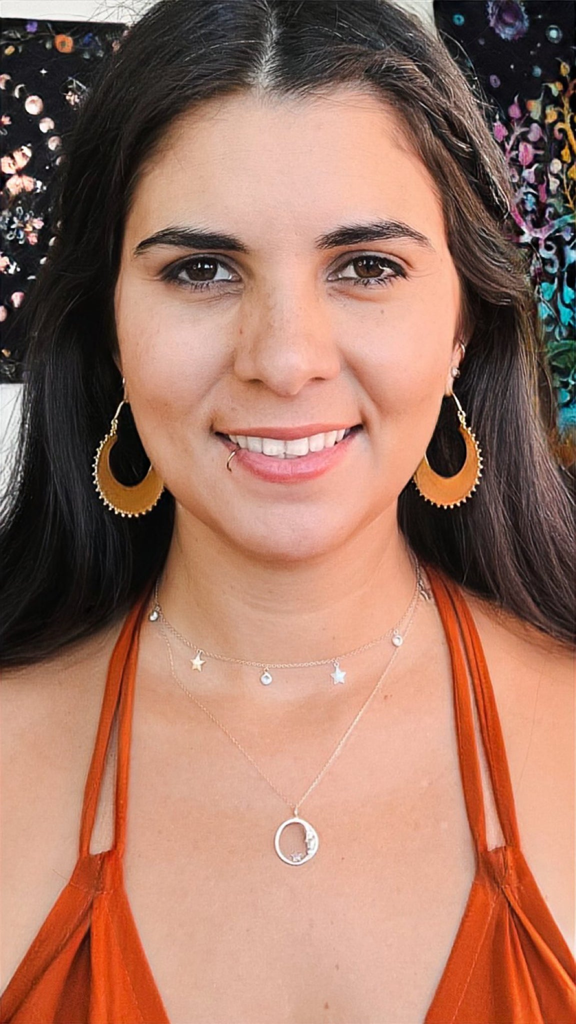 Vibe Brass Earrings