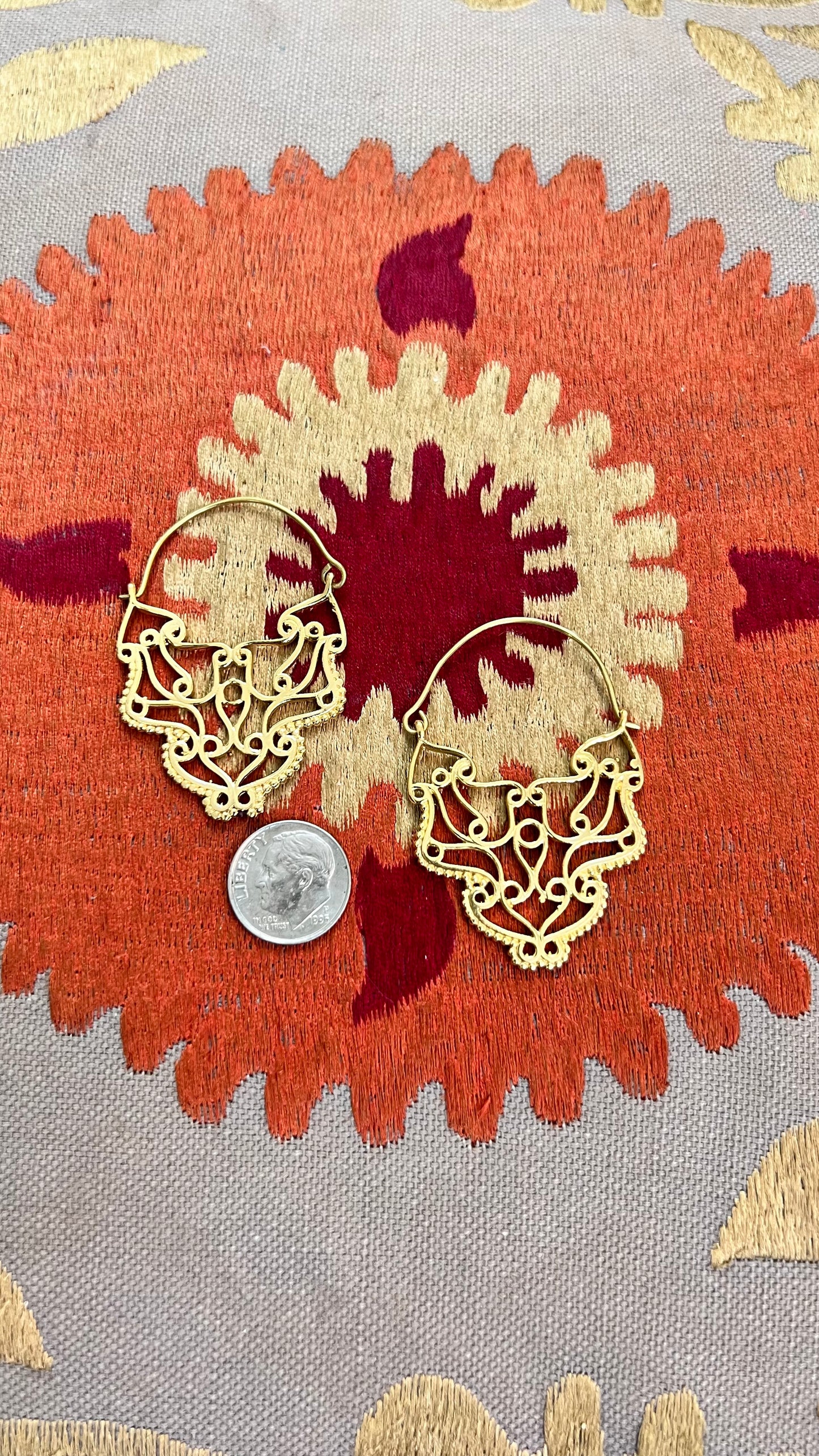 Indie Brass Earrings