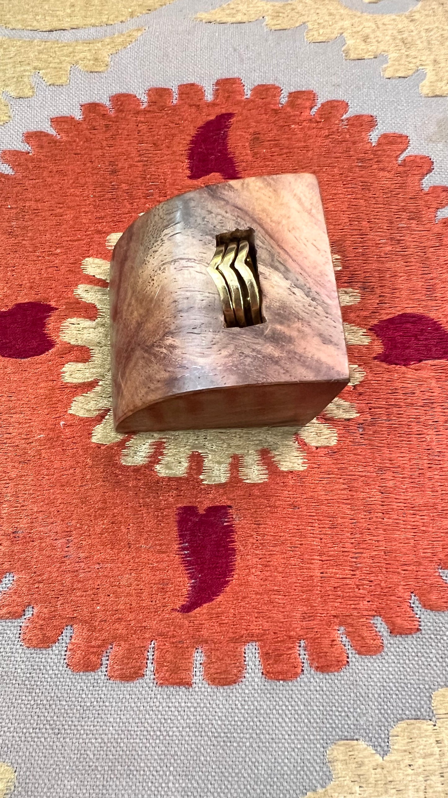 Ikat Brass Ring