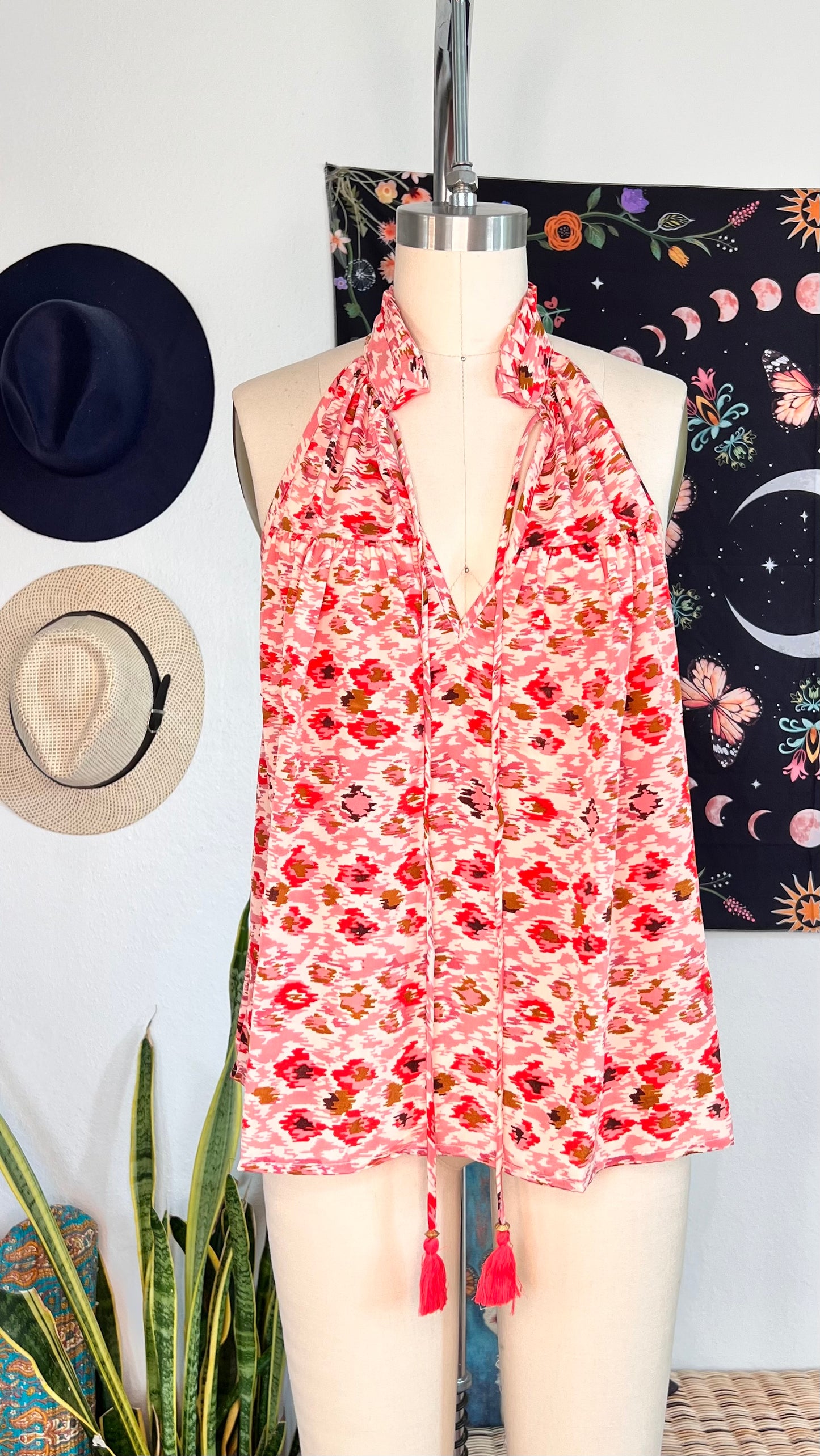 Ruffle Neck Top