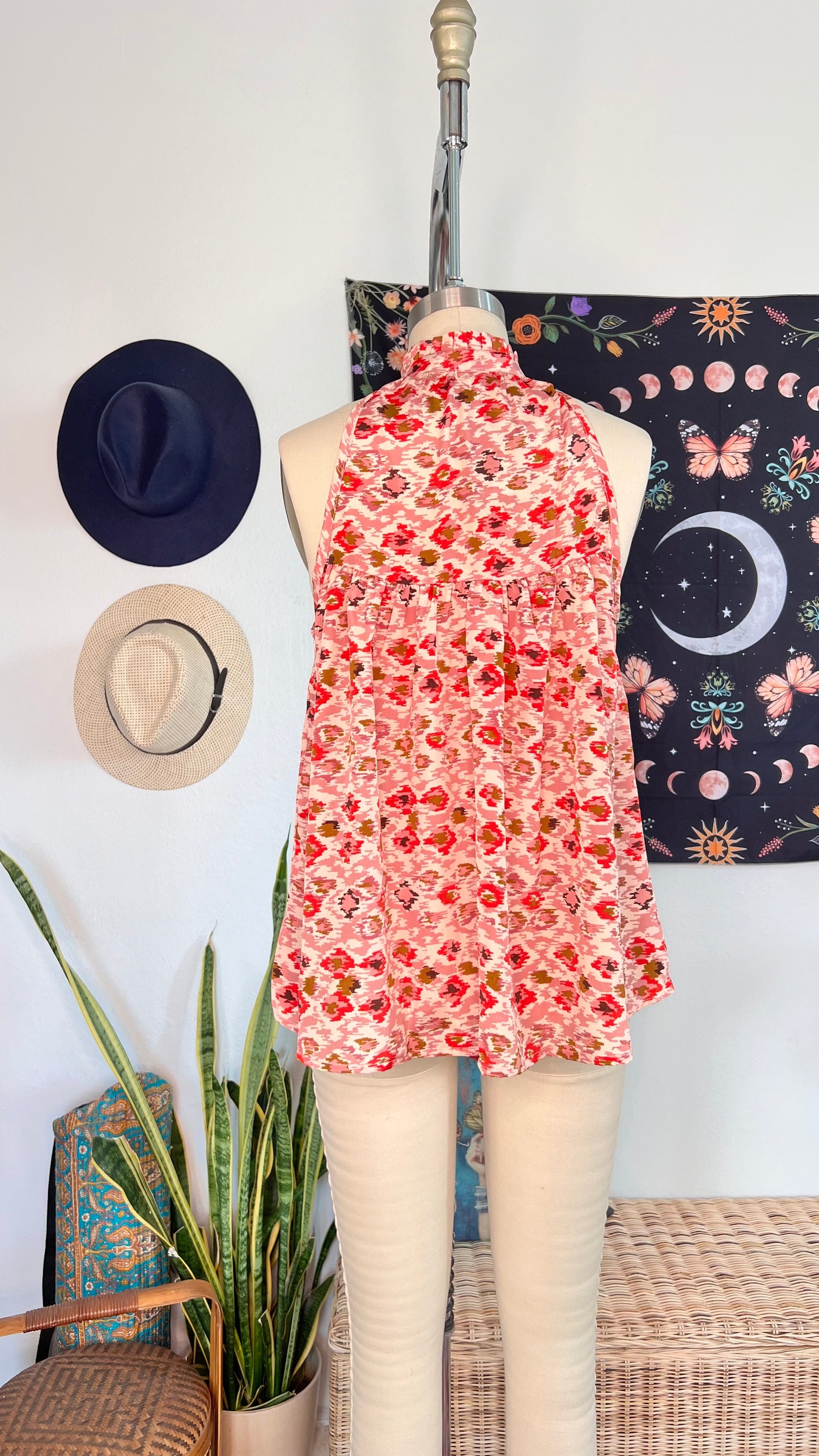Ruffle Neck Top
