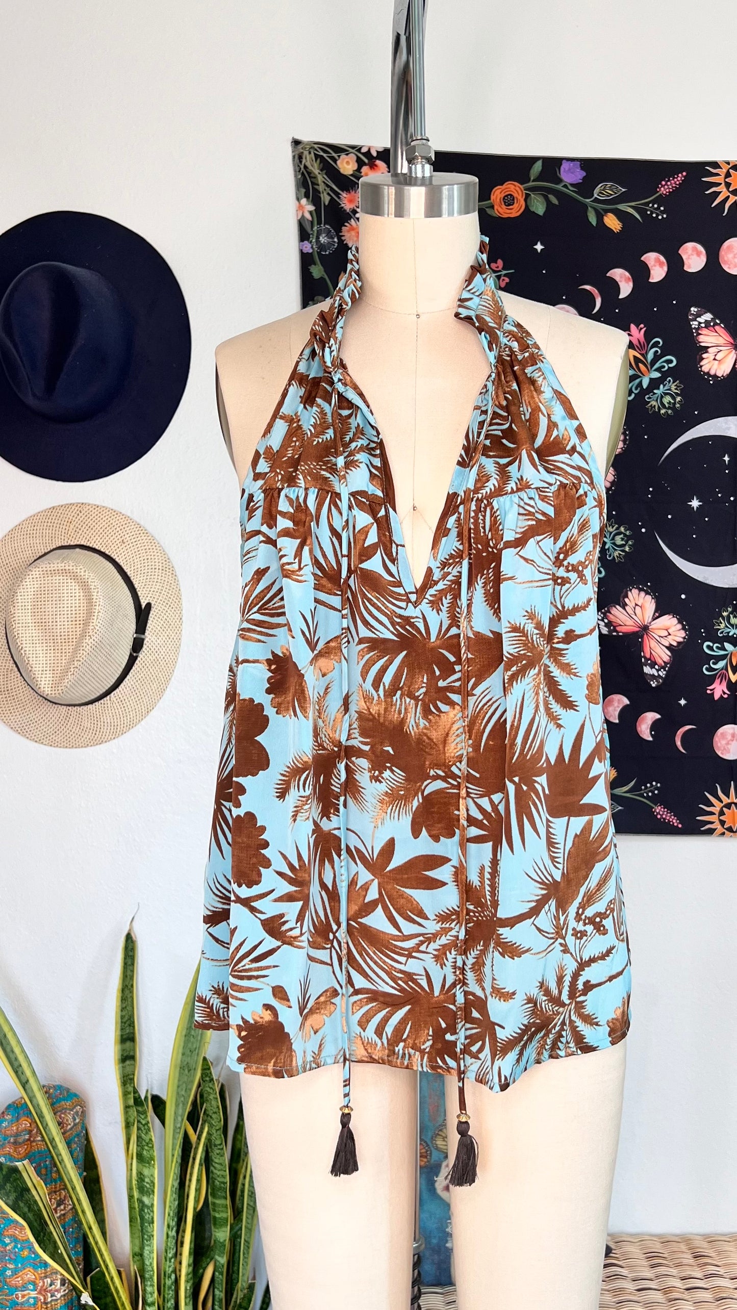 Ruffle Neck Top