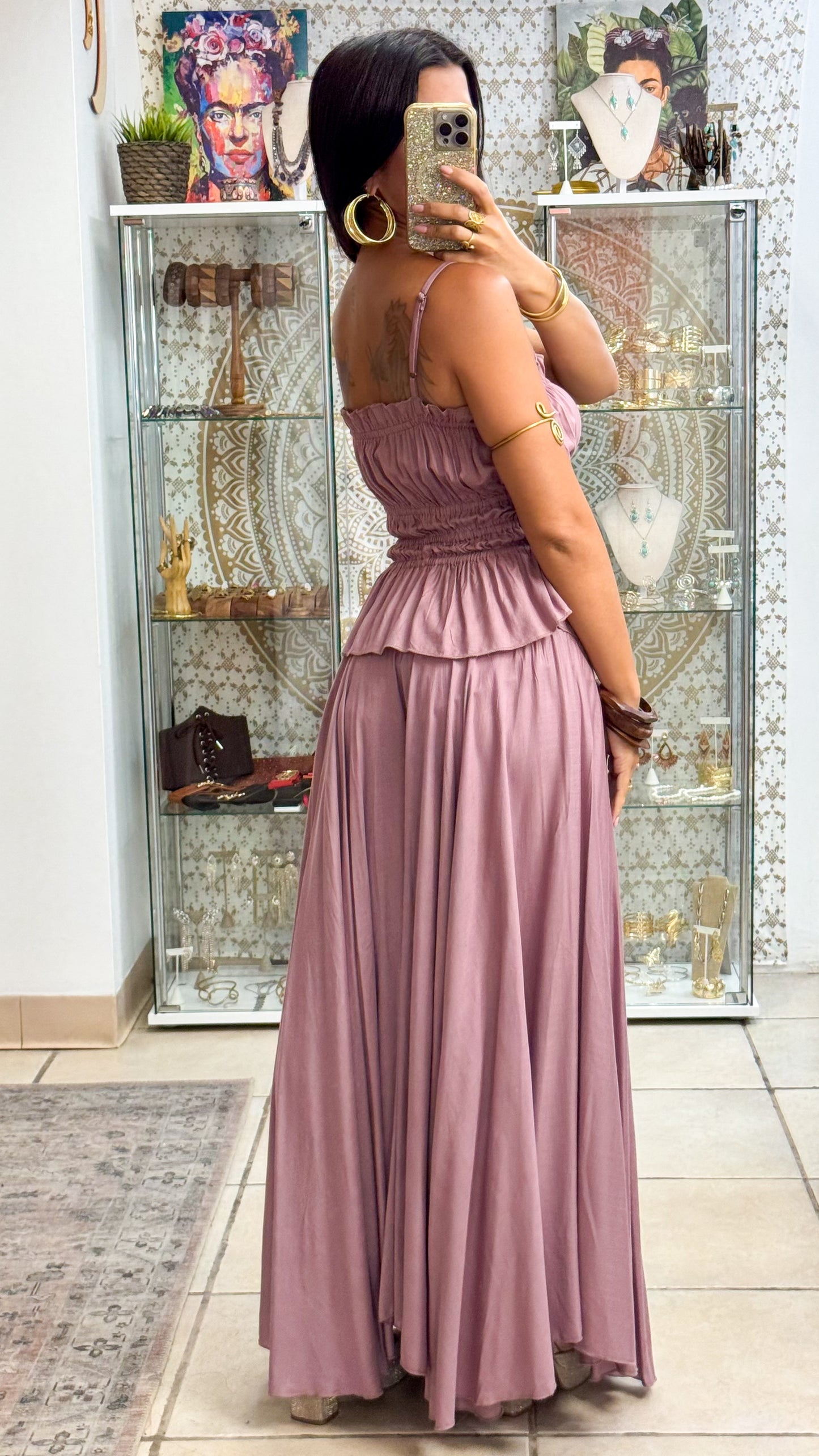 Thao Top-Vintage Rose