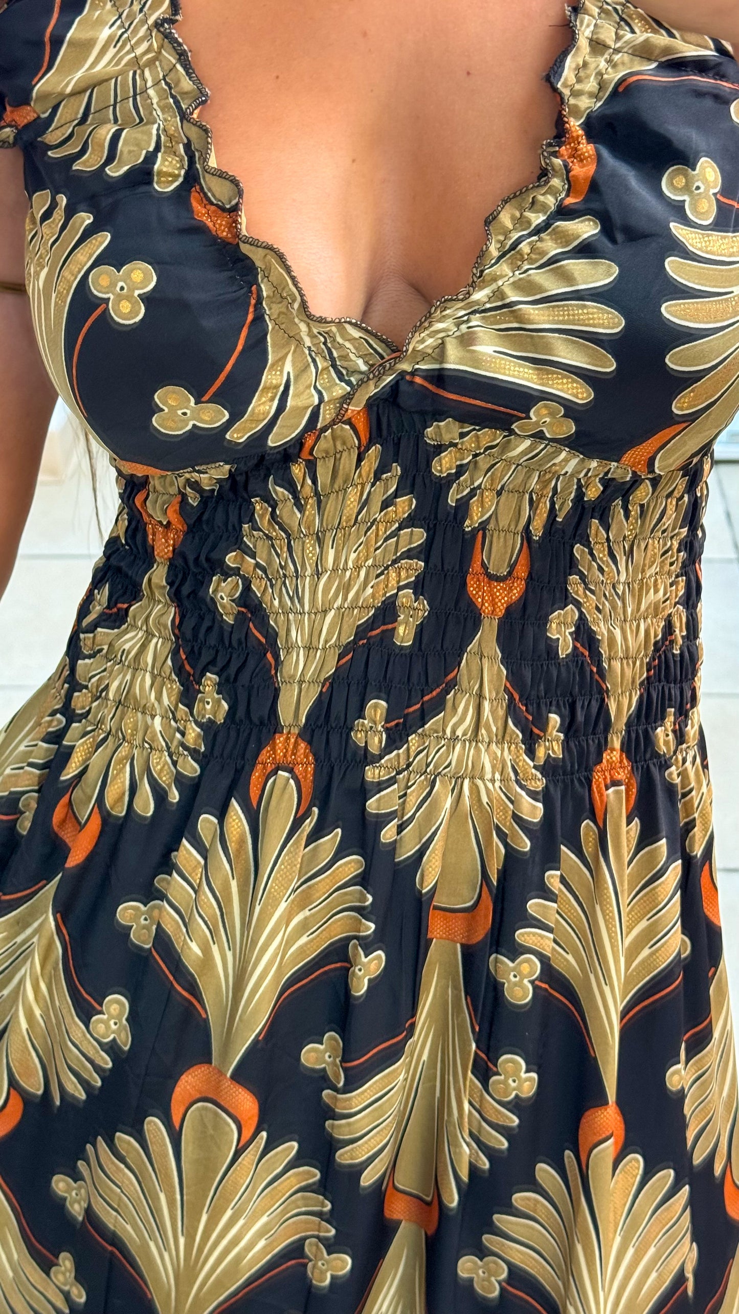 Peasant Maxi Dress