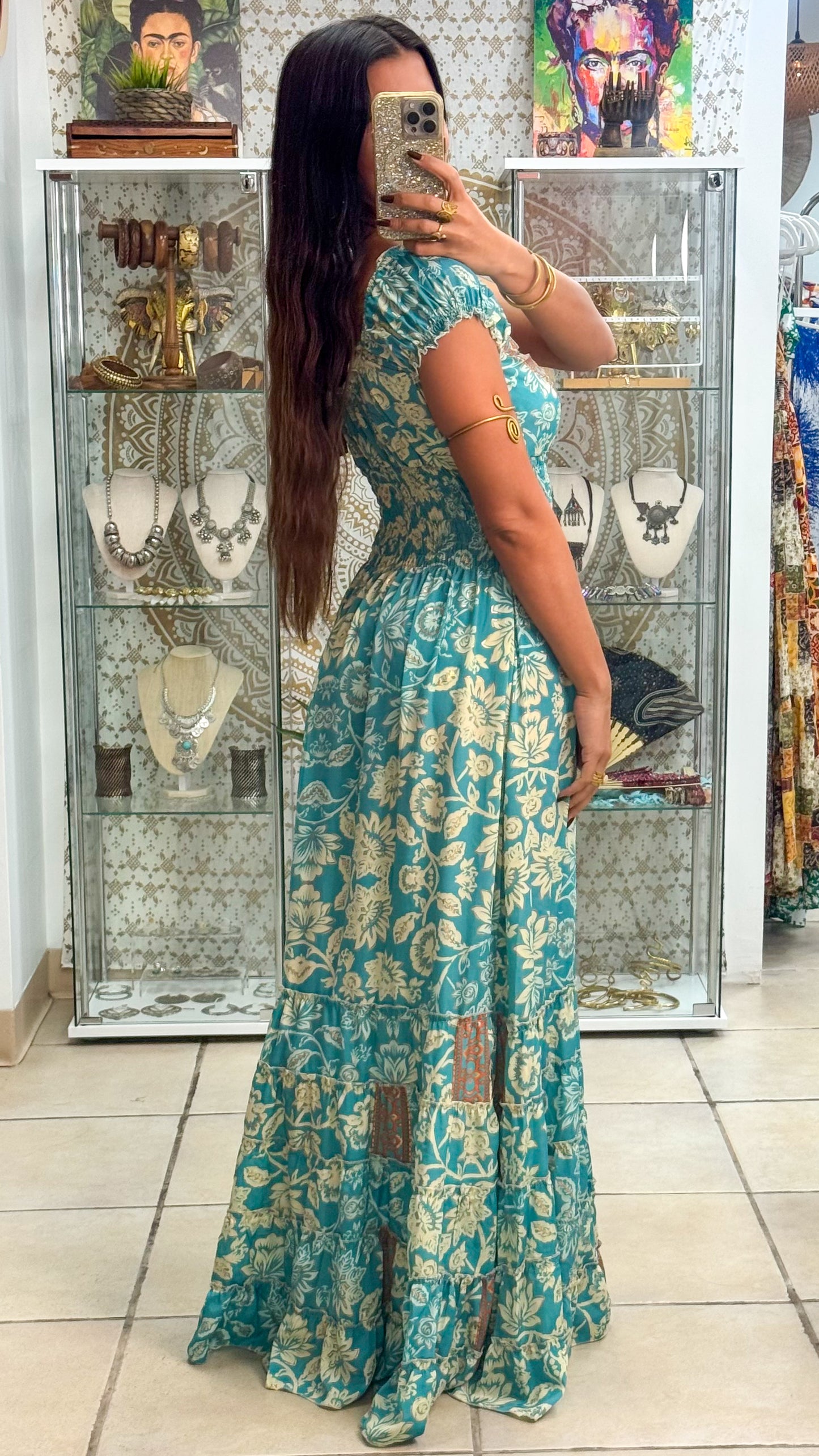 Peasant Maxi Dress