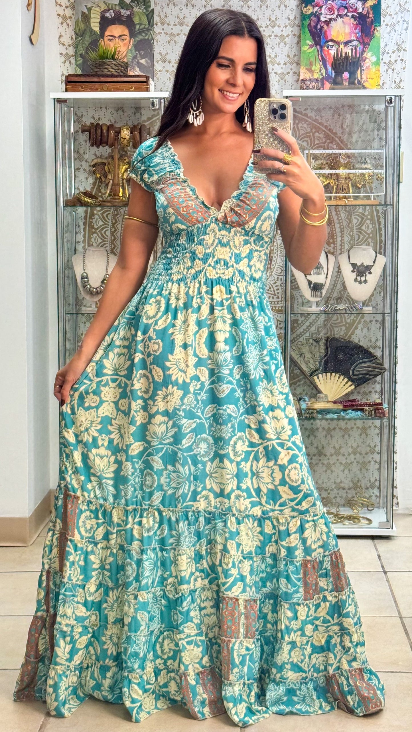 Peasant Maxi Dress