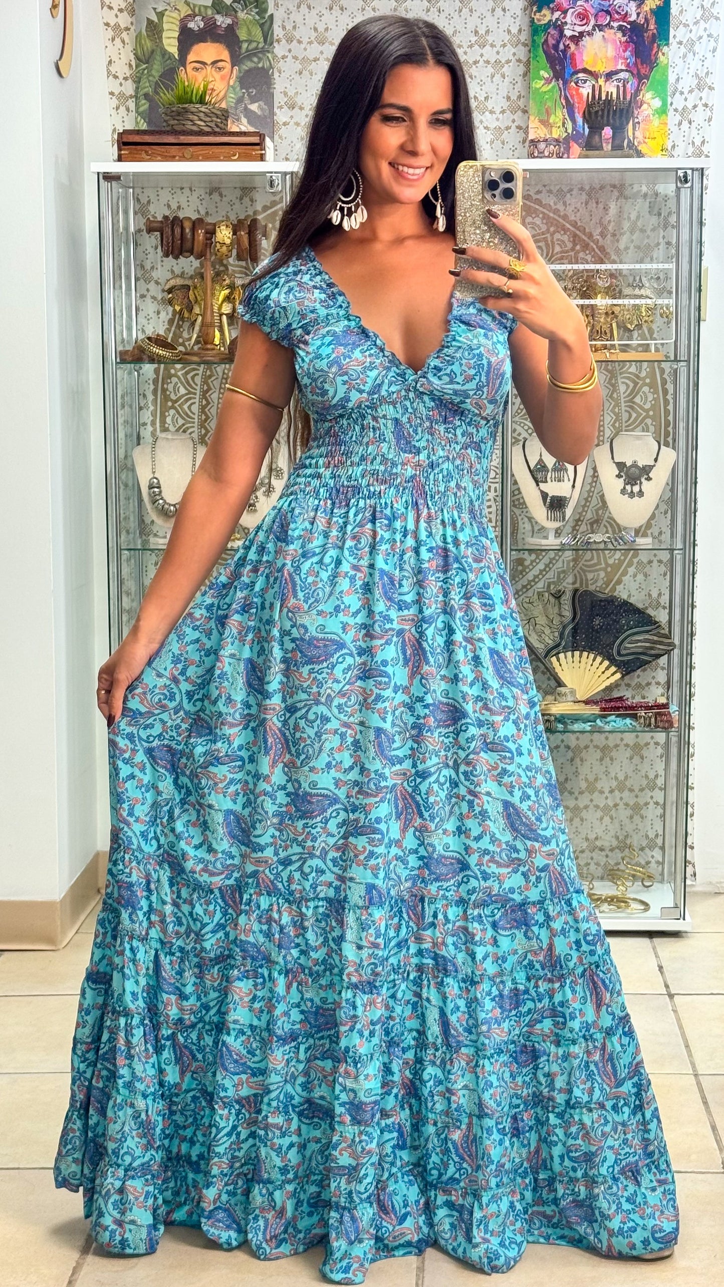 Peasant Maxi Dress