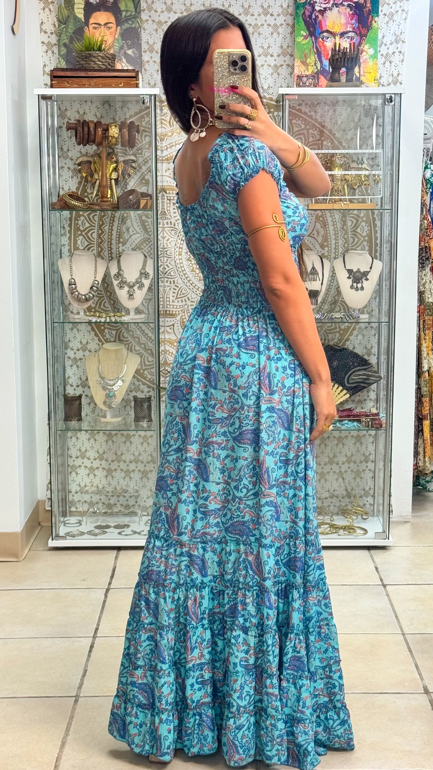 Peasant Maxi Dress