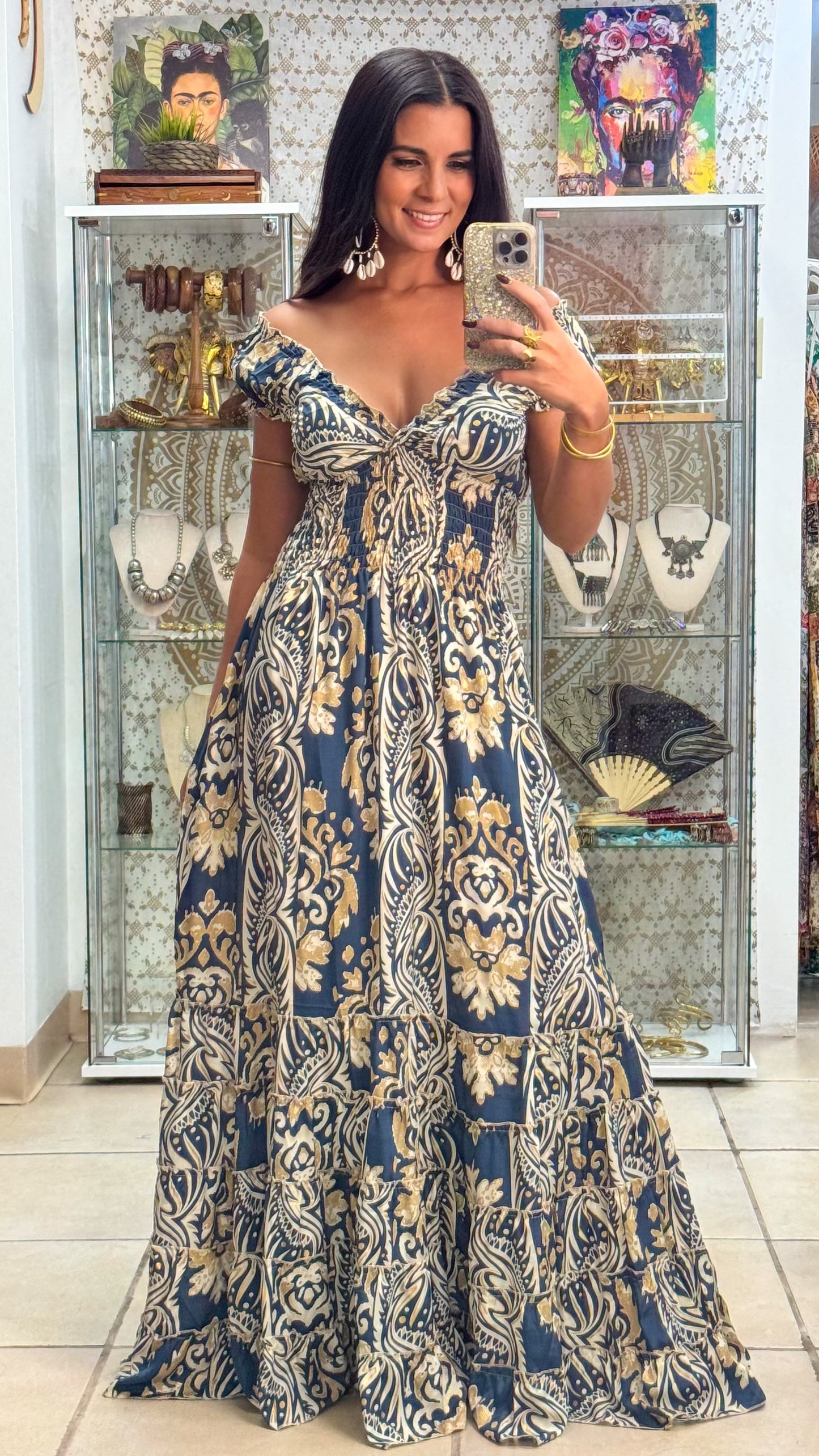 Peasant Maxi Dress