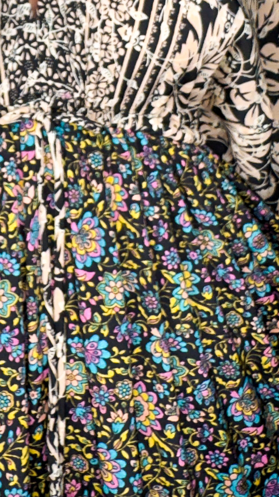 Nelly Patchwork Maxi Dress