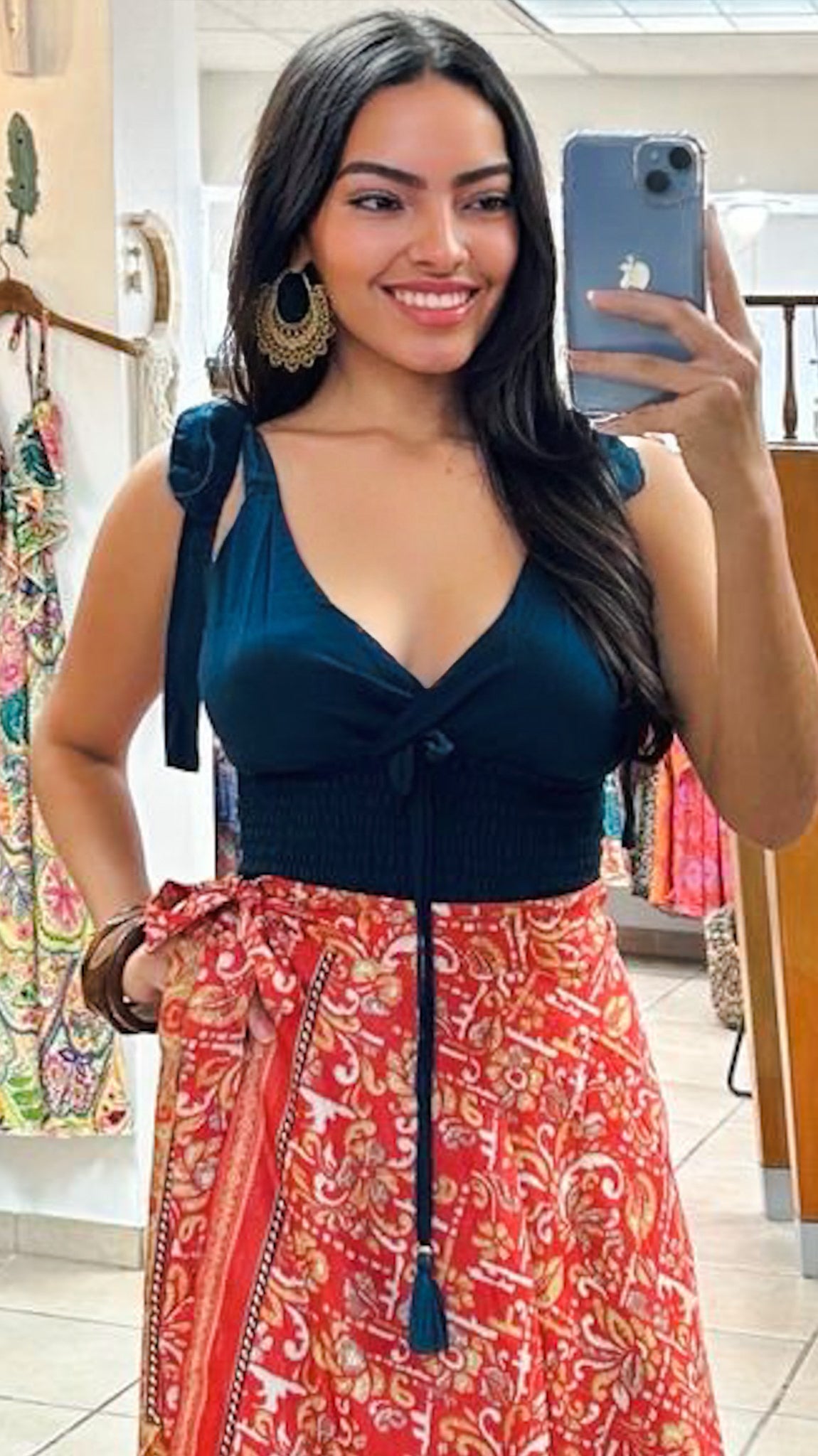Dalila Top- Teal