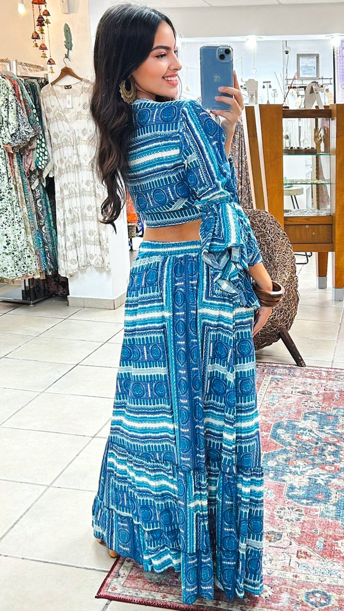 Hippie Top & Skirt Set