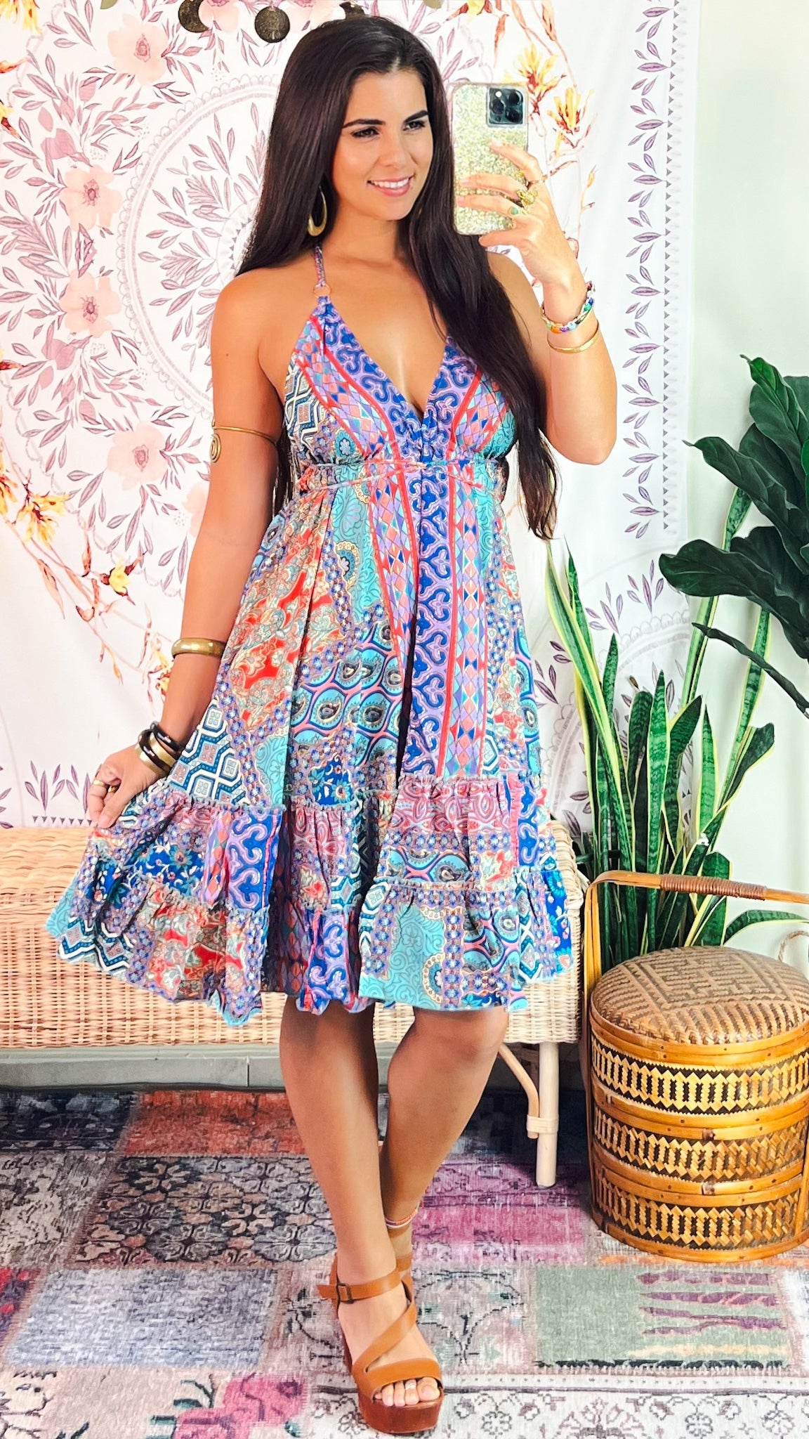Vibrant Short Dress