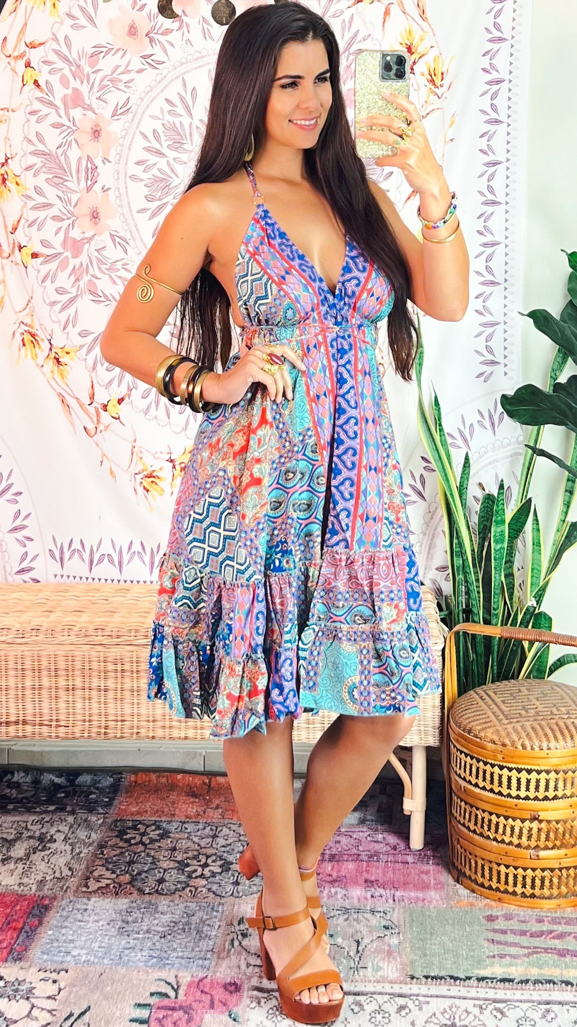 Vibrant Short Dress