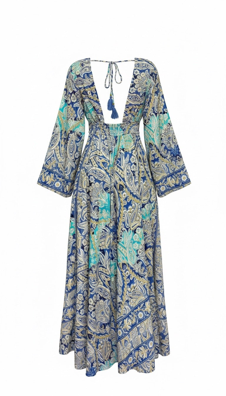 Indigo Dress- Blue