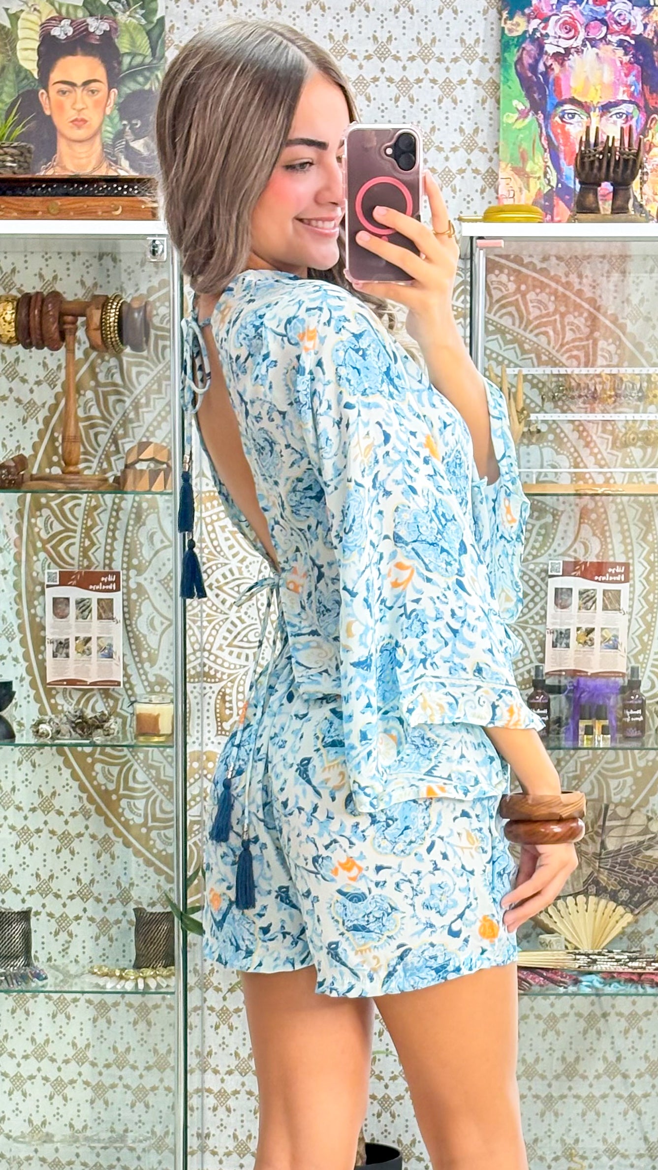 Nalani Romper-Blue
